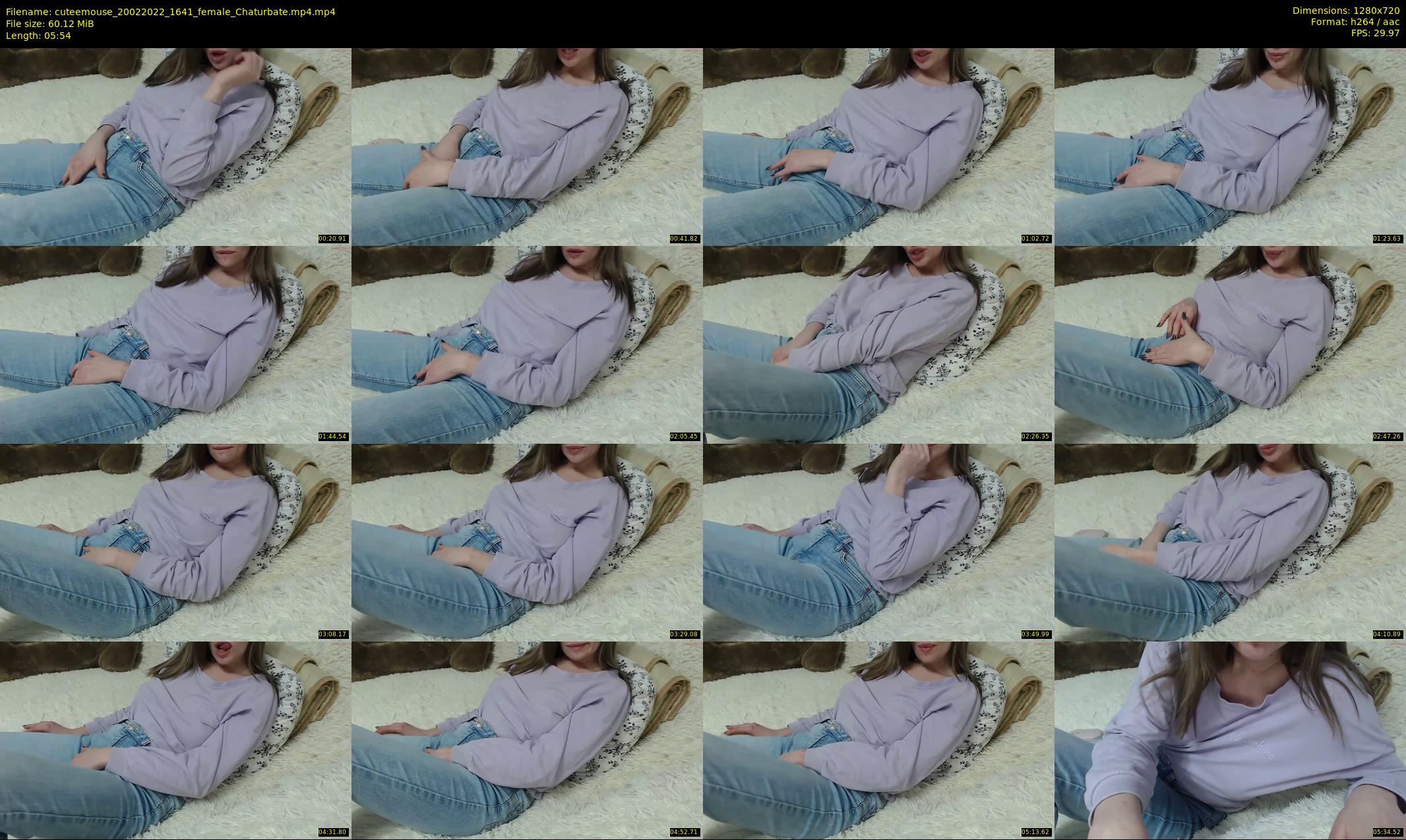 cuteemouse — 6 minute Chaturbate female cam show recording, 720p, Feb 20, 2022