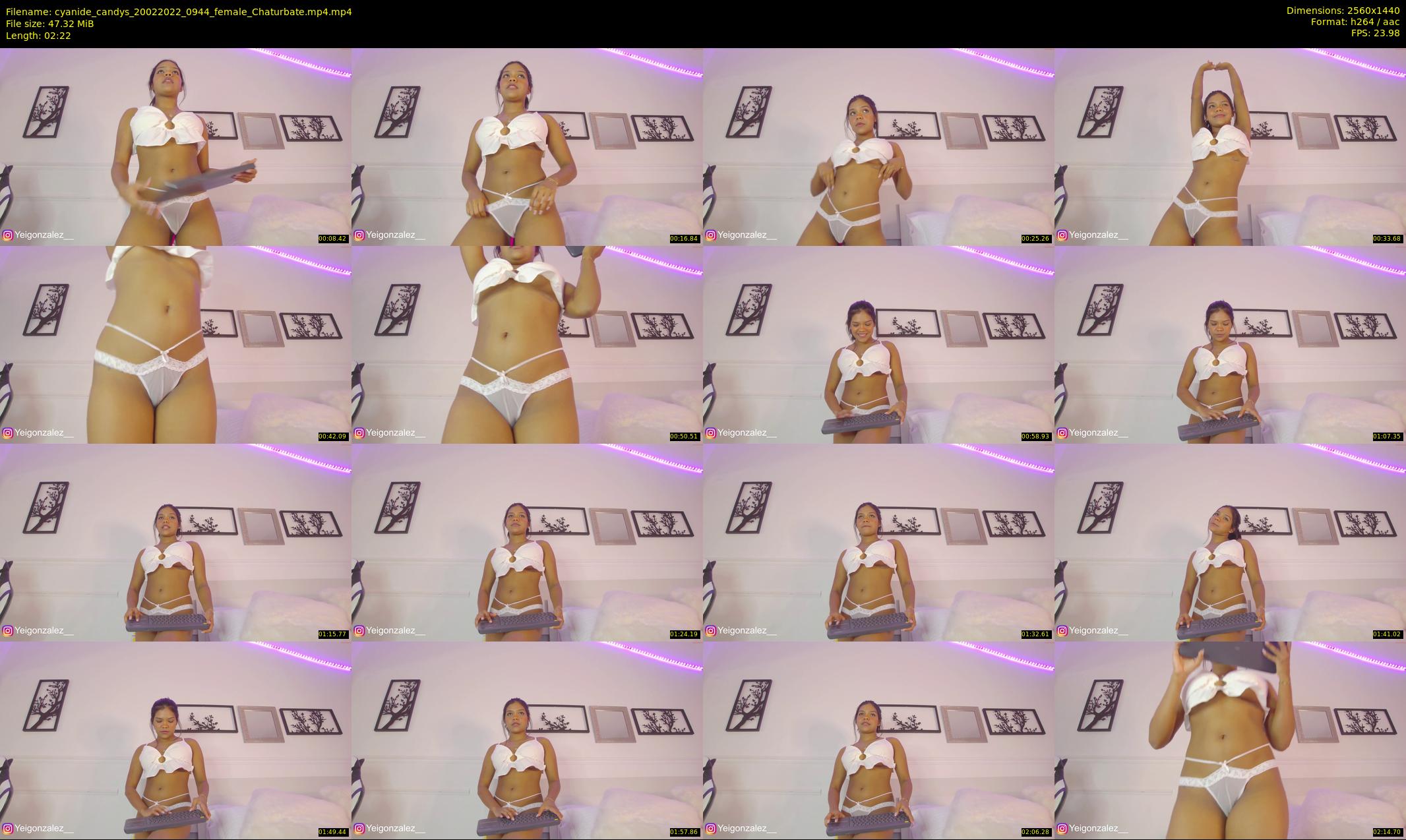 cyanide_candys — 3 minute Chaturbate female cam show recording, 1080p, Feb 20, 2022