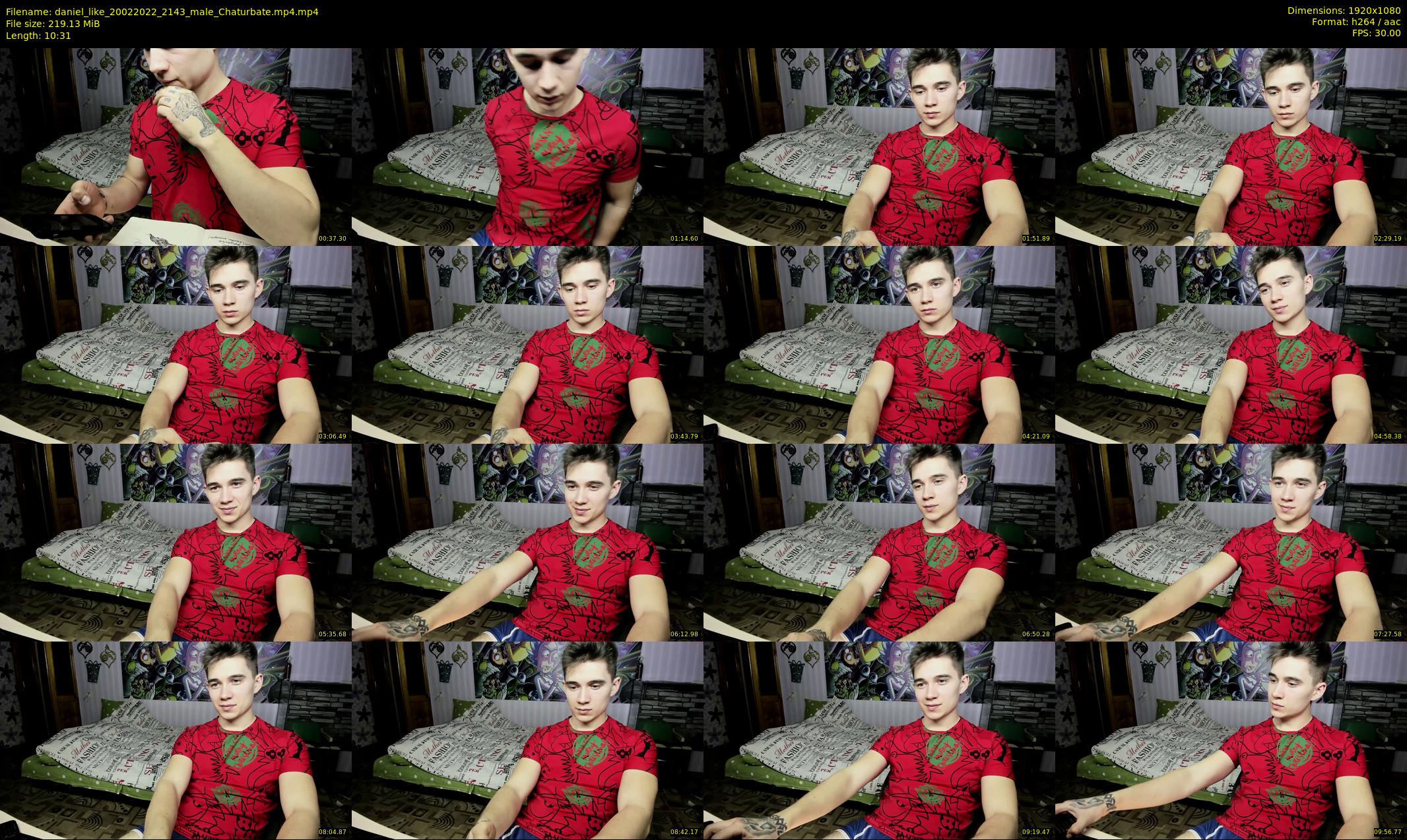 daniel_like — 11 minute Chaturbate male cam show recording, 1080p, Feb 20, 2022