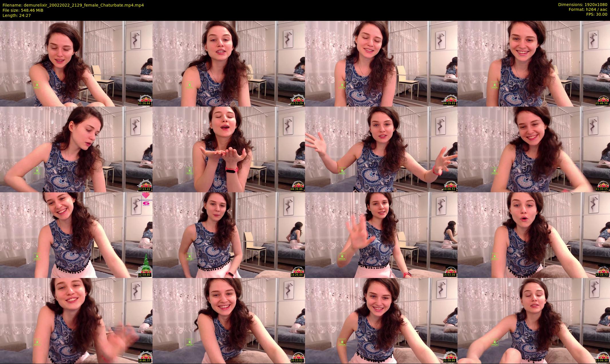 demurelixir — 25 minute Chaturbate female cam show recording, 1080p, Feb 20, 2022
