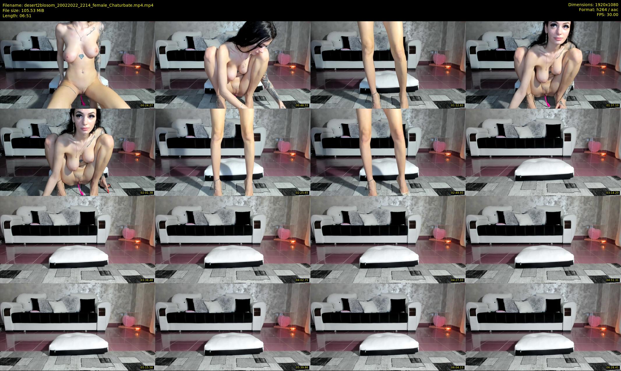 desert2blosom — 7 minute Chaturbate female cam show recording, 1080p, Feb 20, 2022