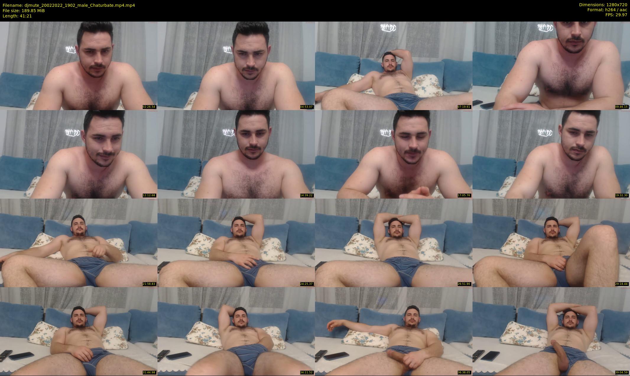 djmute — 42 minute Chaturbate male cam show recording, 720p, Feb 20, 2022