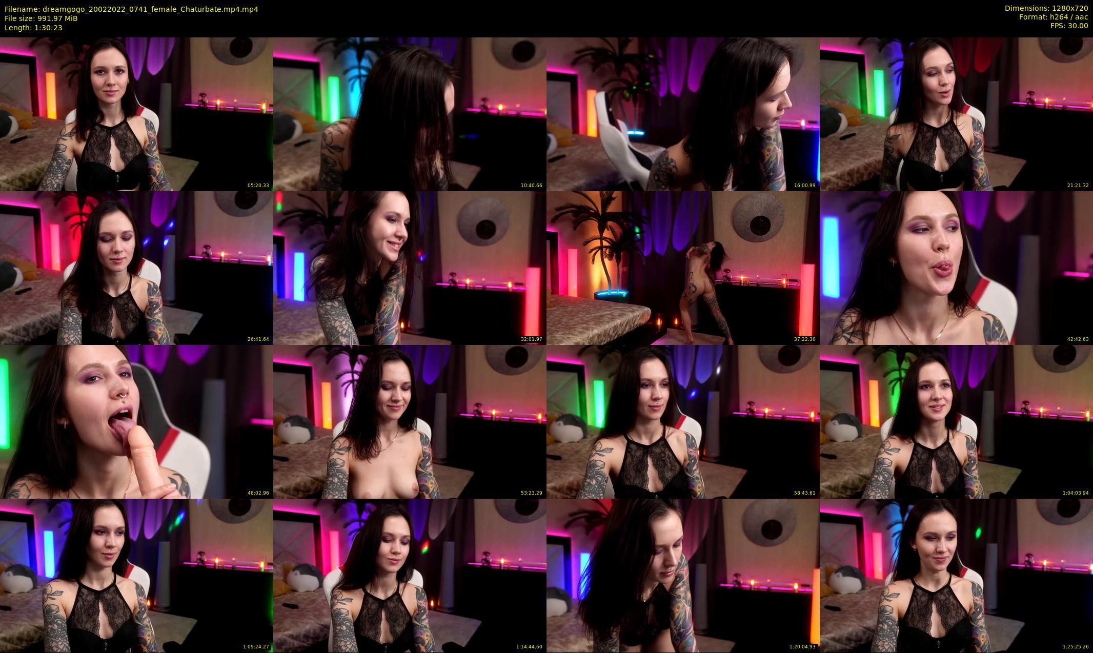 dreamgogo — 91 minute Chaturbate female cam show recording, 720p, Feb 20, 2022
