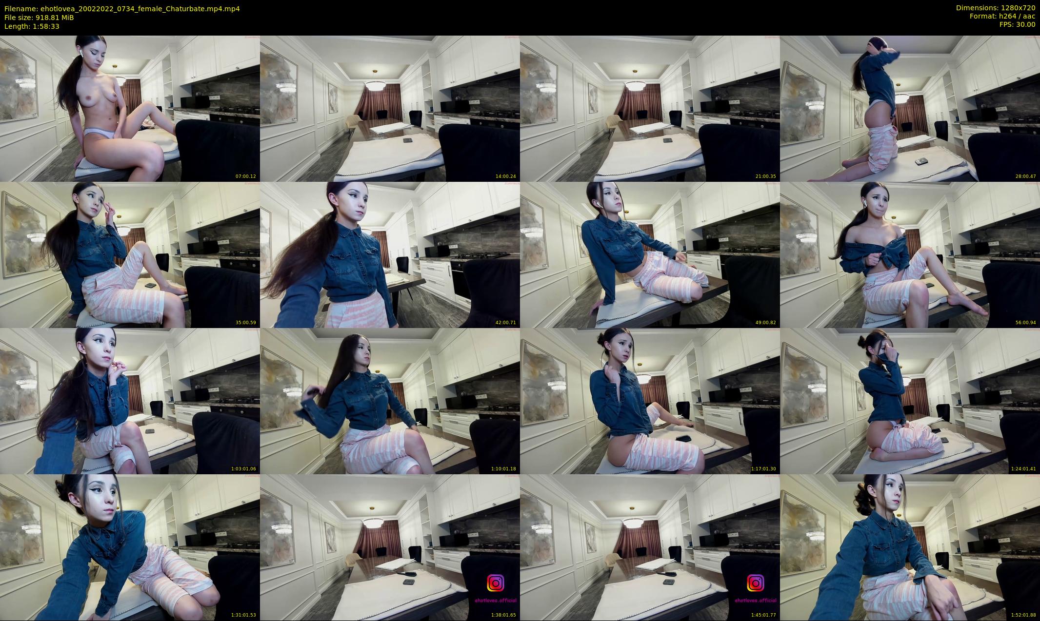 ehotlovea — 119 minute Chaturbate female cam show recording, 720p, Feb 20, 2022