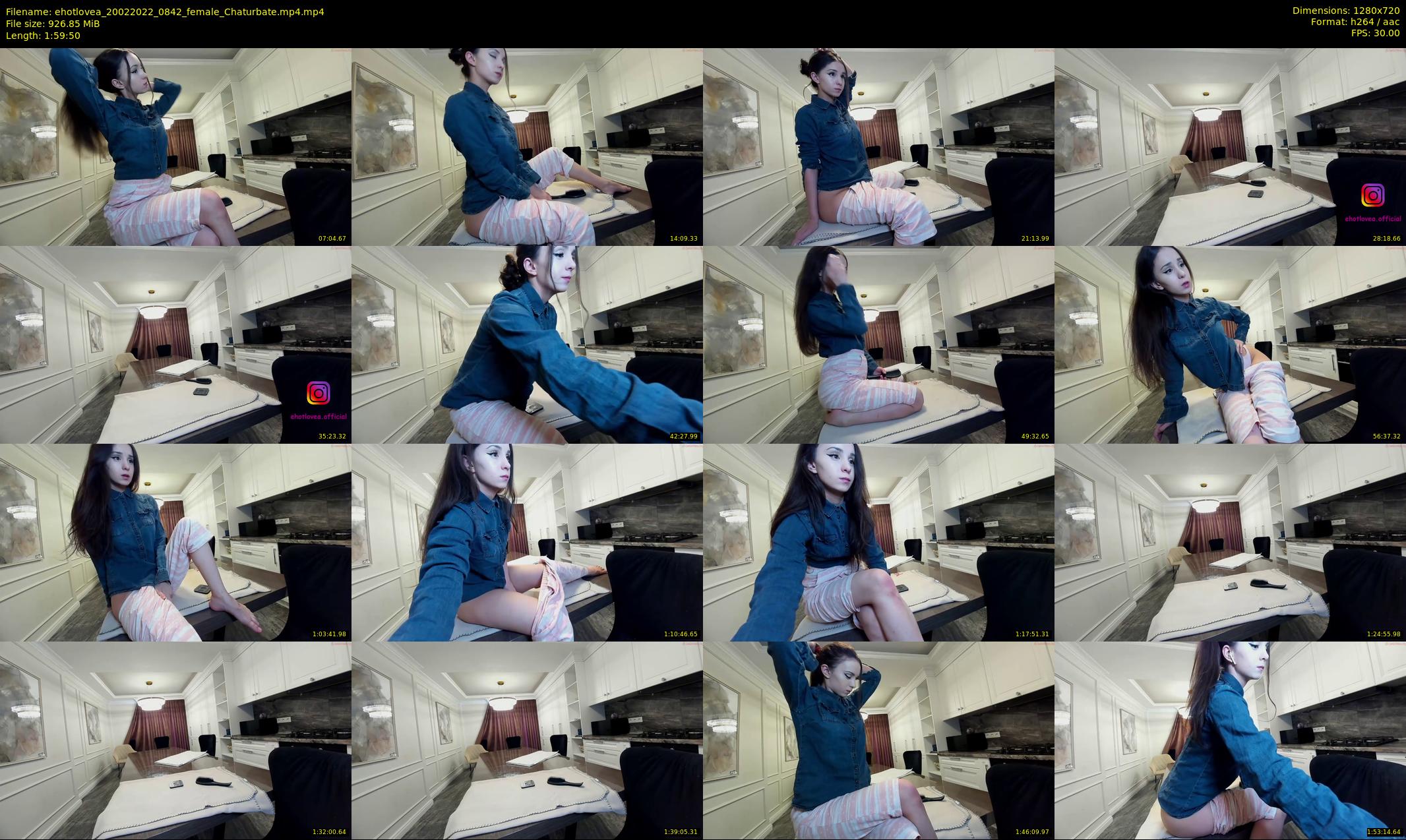 ehotlovea — 120 minute Chaturbate female cam show recording, 720p, Feb 20, 2022