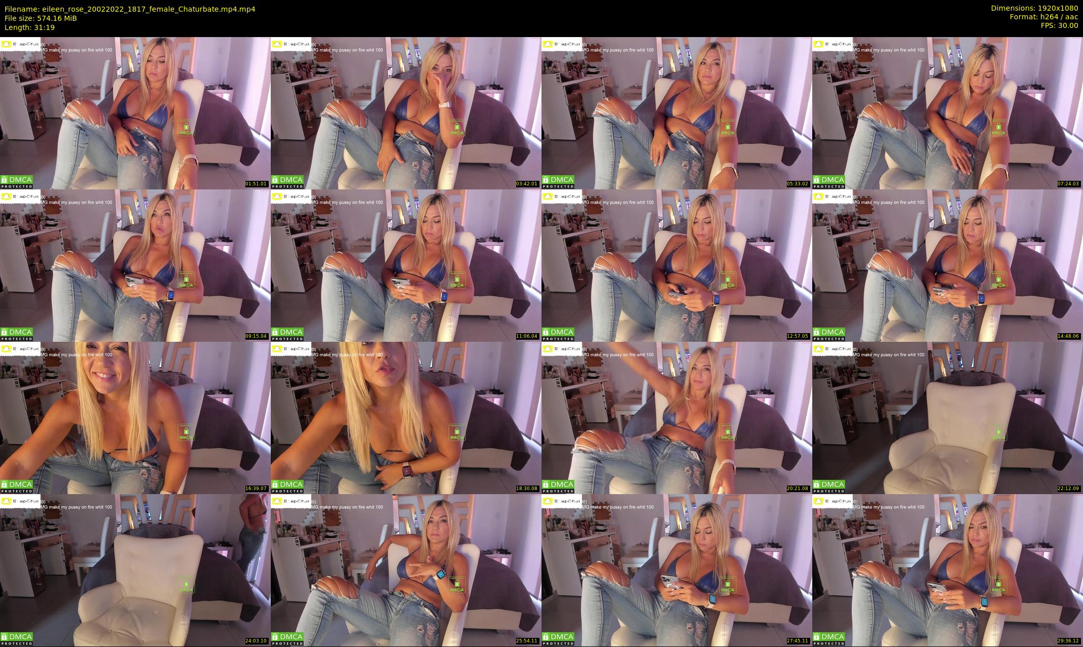 eileen_rose — 32 minute Chaturbate female cam show recording, 1080p, Feb 20, 2022
