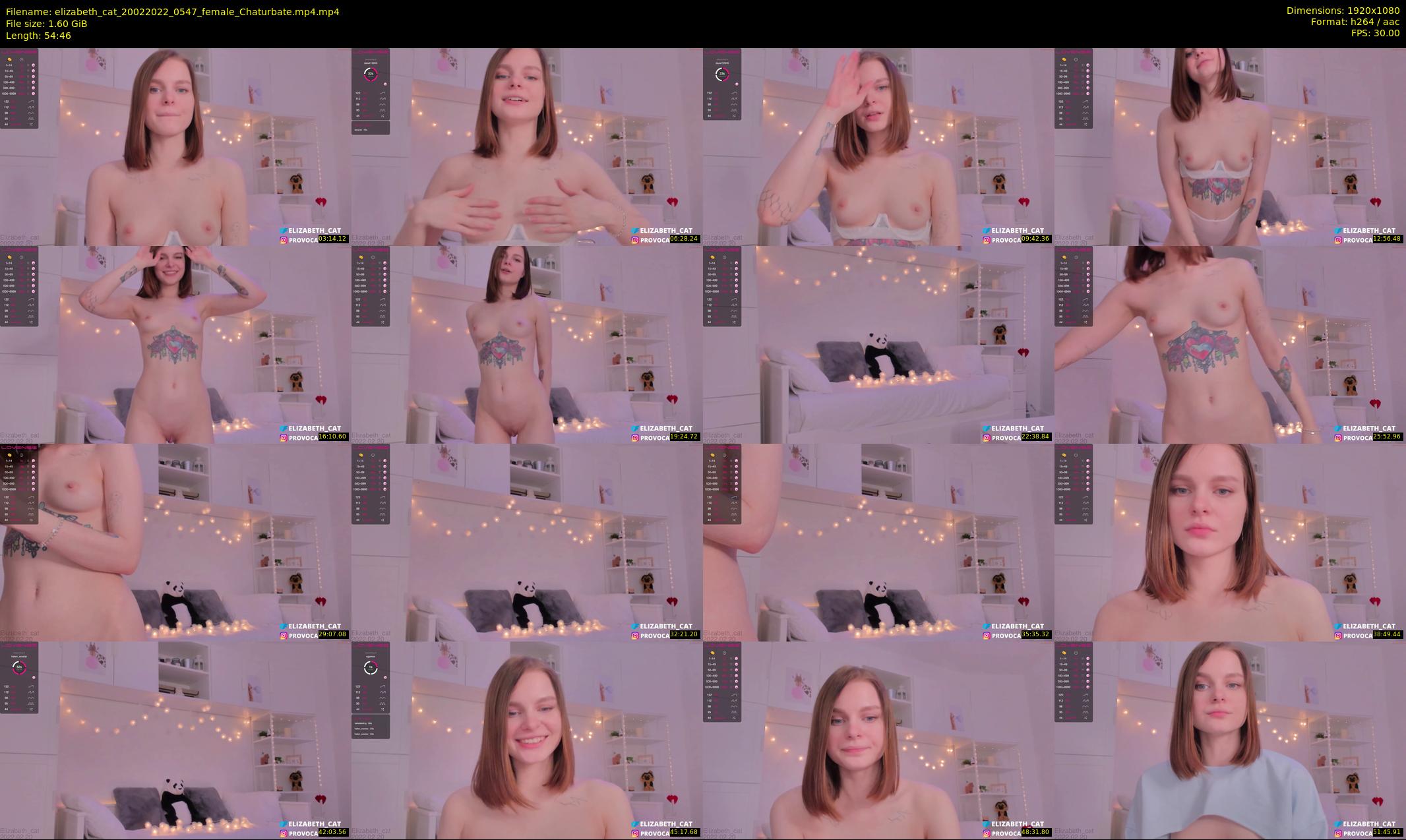 elizabeth_cat — 55 minute Chaturbate female cam show recording, 1080p, Feb 20, 2022