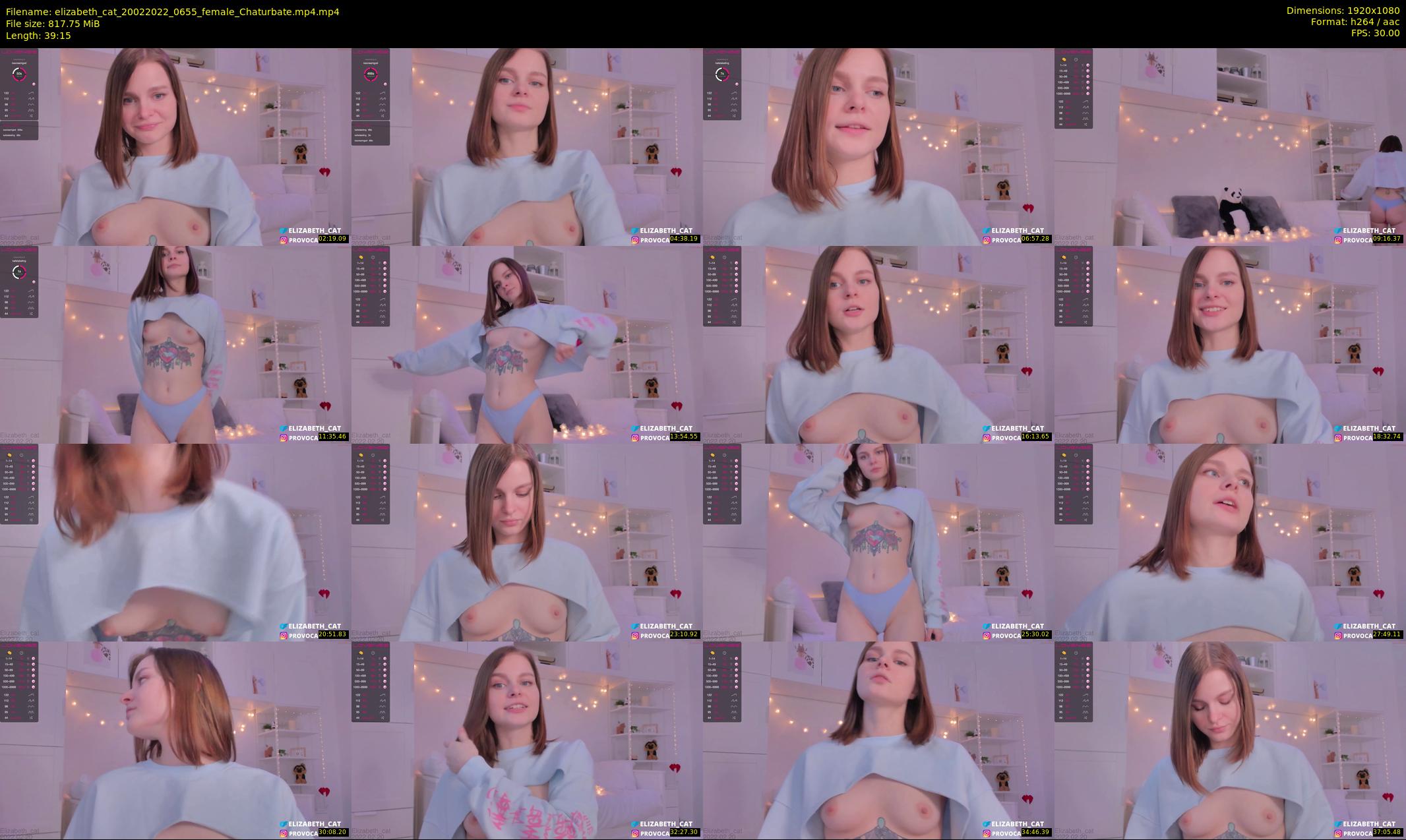 elizabeth_cat — 40 minute Chaturbate female cam show recording, 1080p, Feb 20, 2022