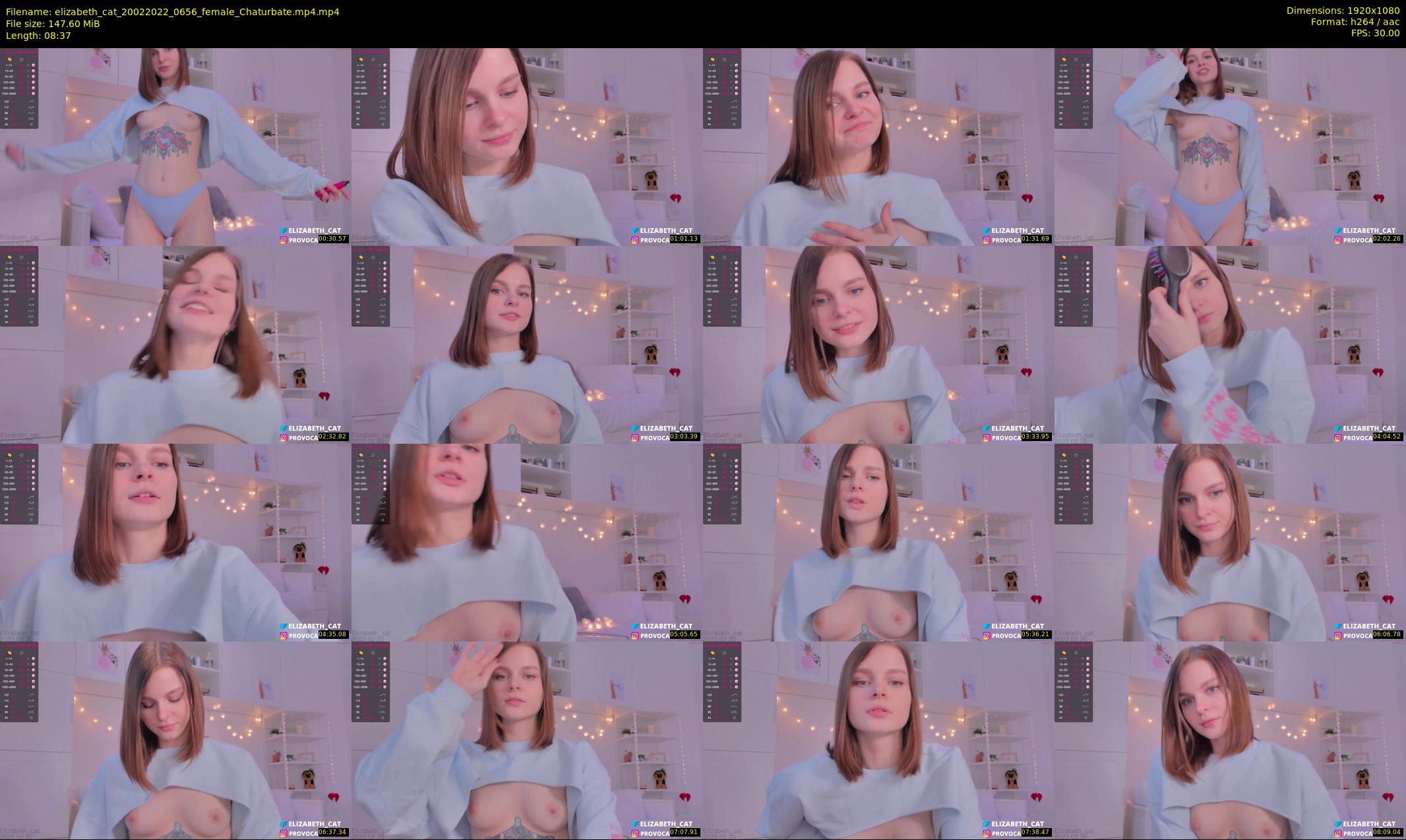elizabeth_cat — 9 minute Chaturbate female cam show recording, 1080p, Feb 20, 2022