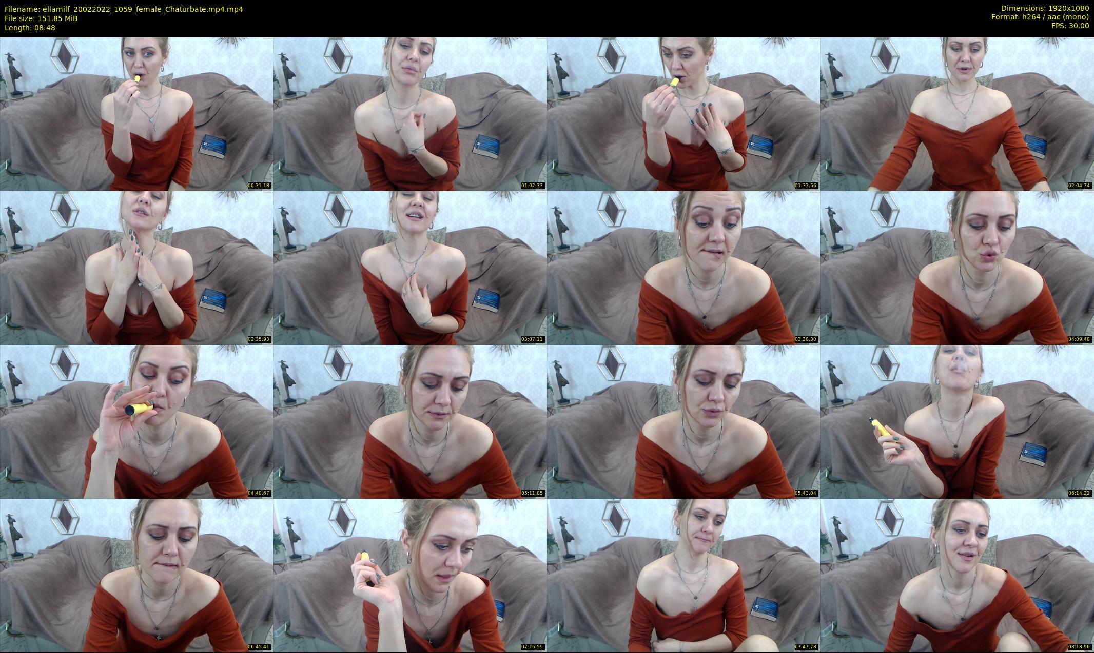ellamilf — 9 minute Chaturbate female cam show recording, 1080p, Feb 20, 2022