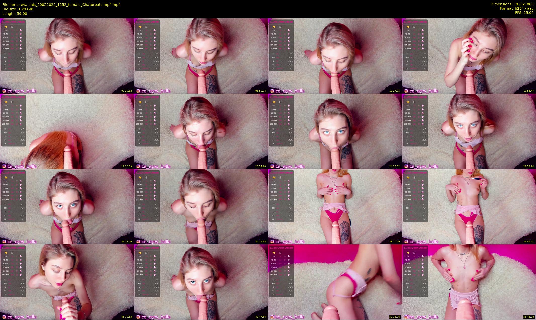 evalanis — 59 minute Chaturbate couple cam show recording, 1080p, Feb 20, 2022