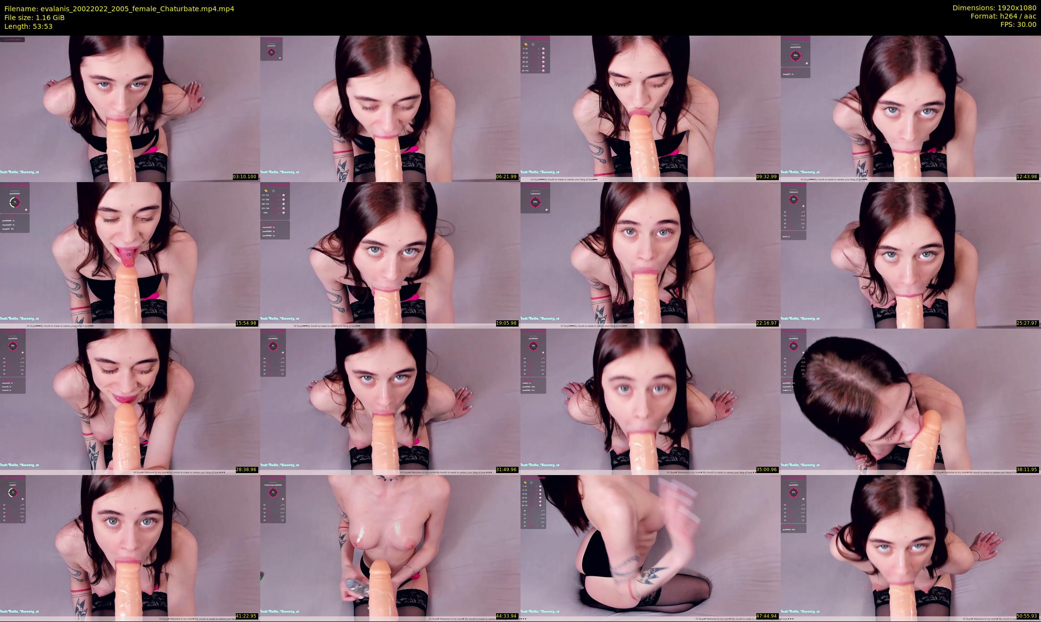 evalanis — 54 minute Chaturbate couple cam show recording, 1080p, Feb 20, 2022