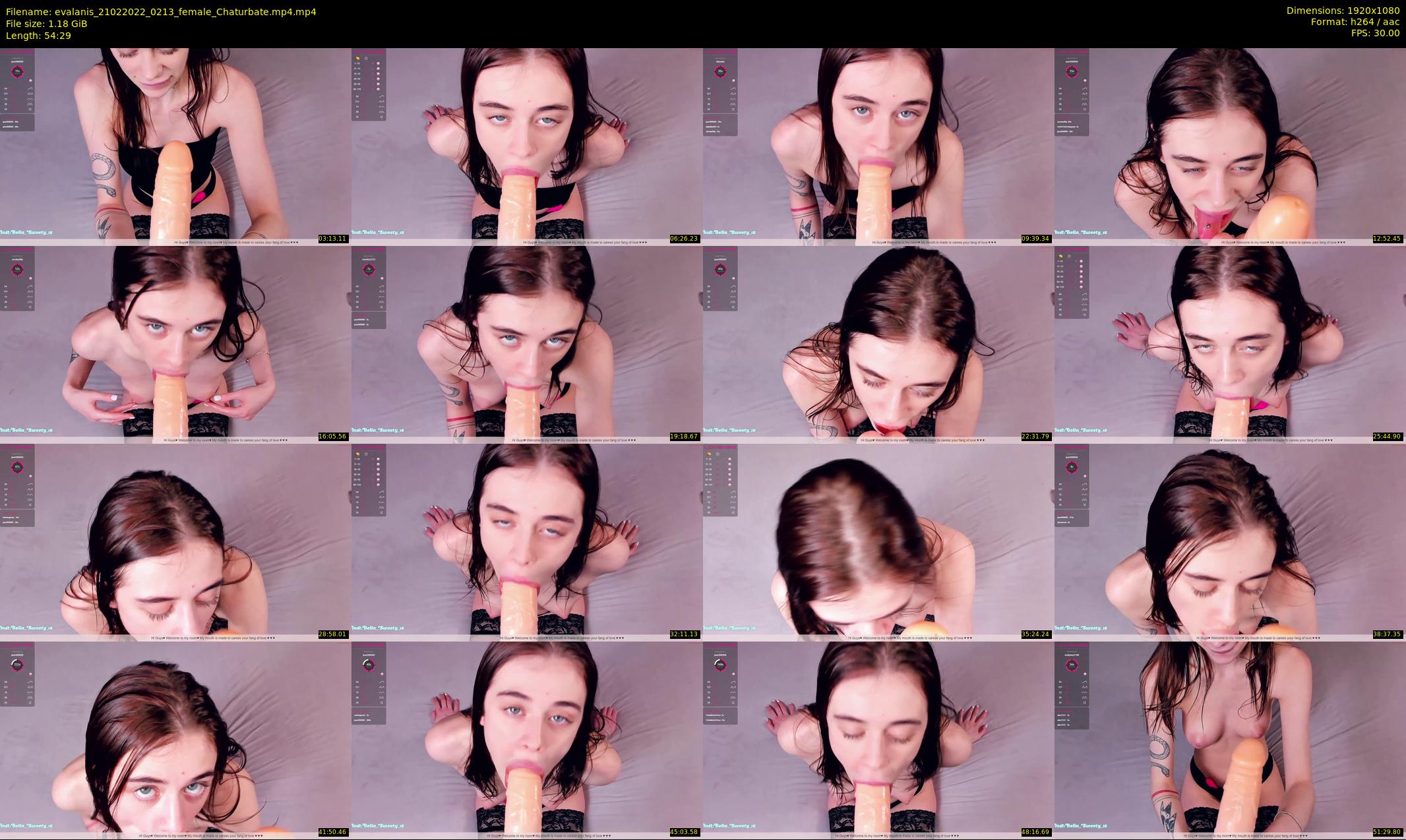 evalanis — 55 minute Chaturbate couple cam show recording, 1080p, Feb 21, 2022