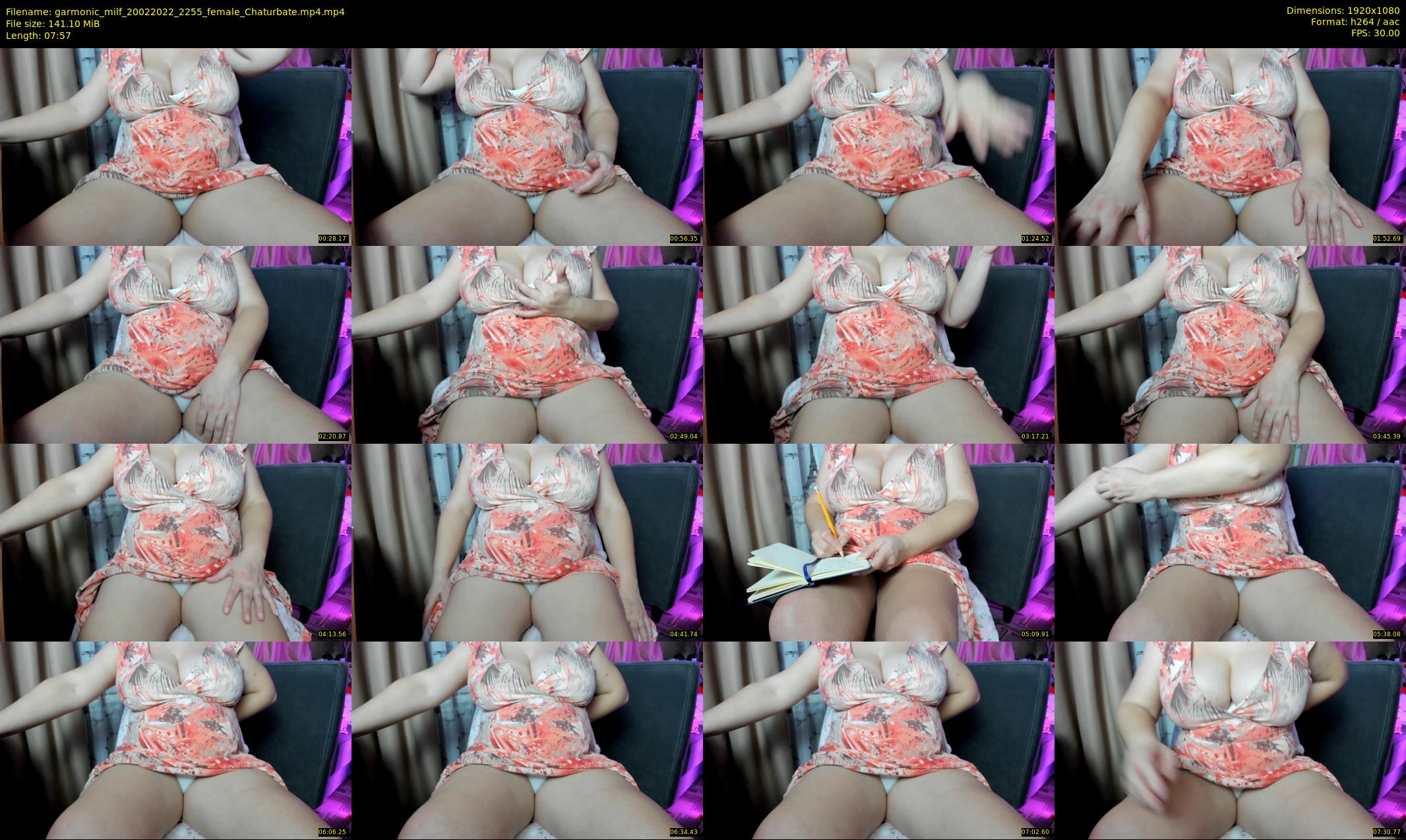 garmonic_milf — 8 minute Chaturbate female cam show recording, 1080p, Feb 20, 2022