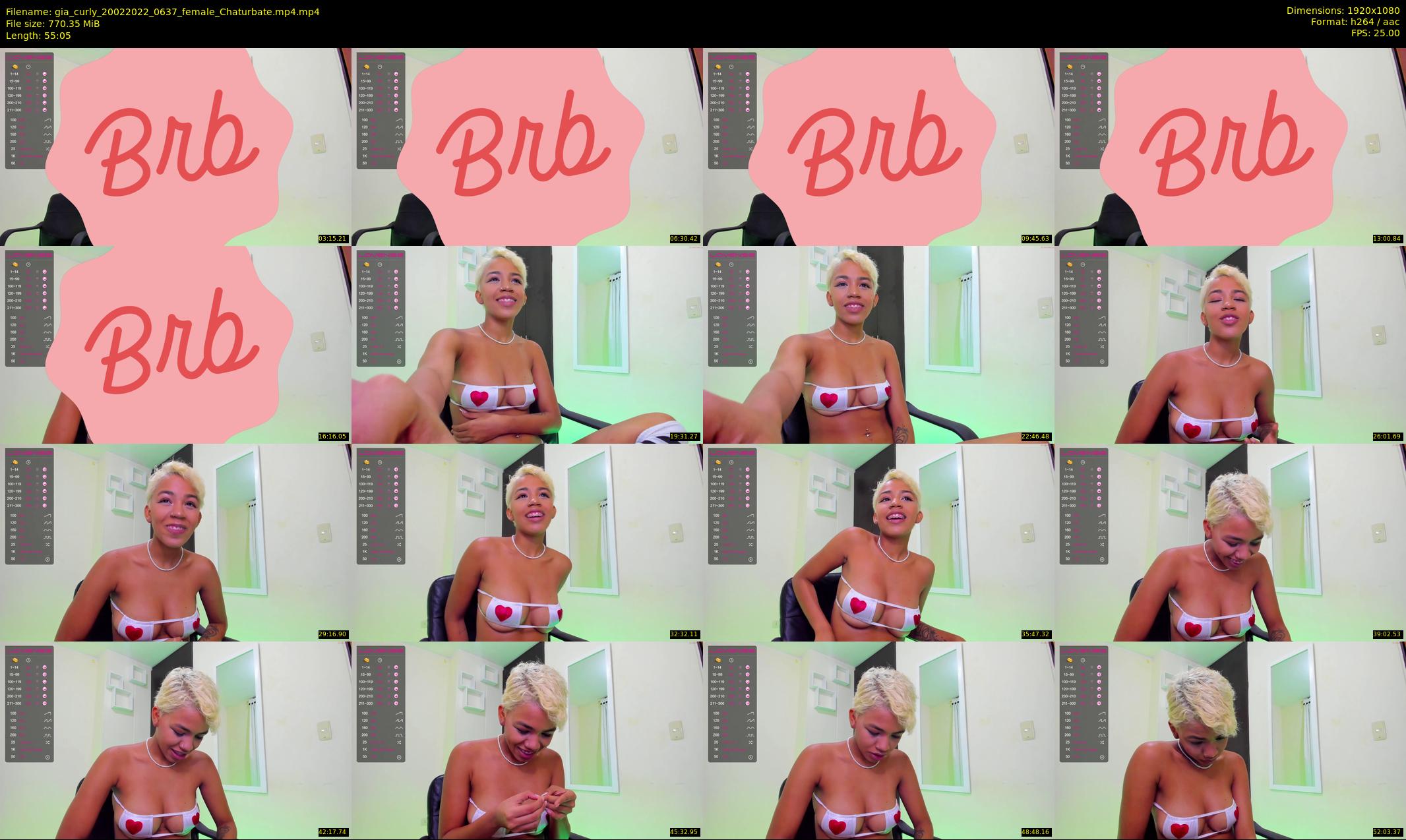 gia_curly — 56 minute Chaturbate female cam show recording, 1080p, Feb 20, 2022