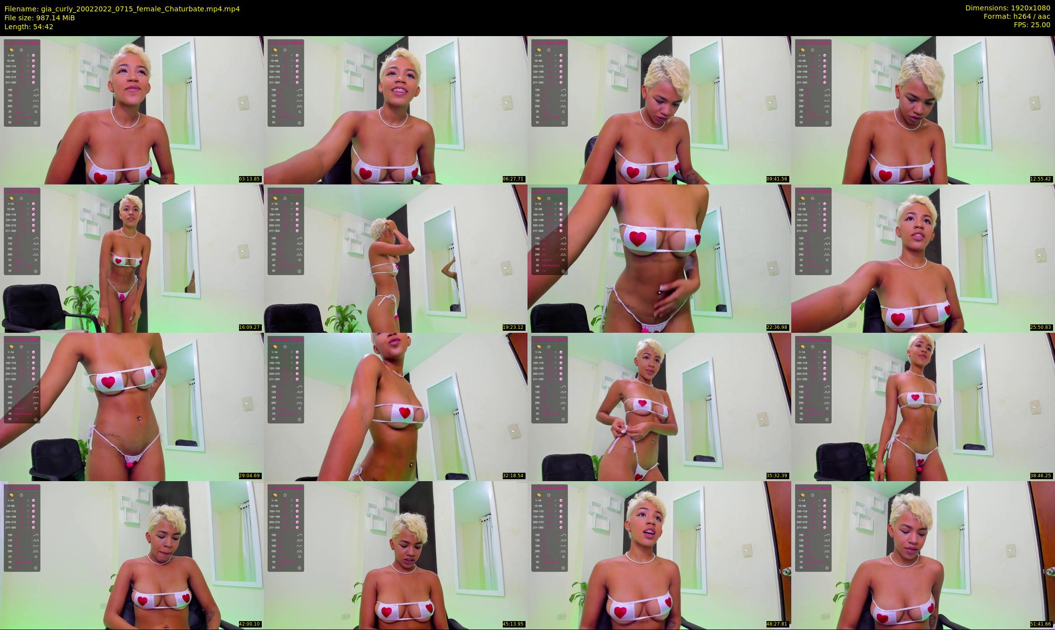 gia_curly — 55 minute Chaturbate female cam show recording, 1080p, Feb 20, 2022