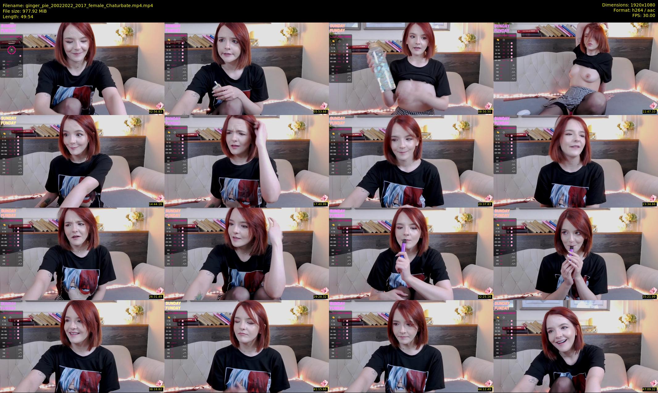 ginger_pie — 50 minute Chaturbate female cam show recording, 1080p, Feb 20, 2022