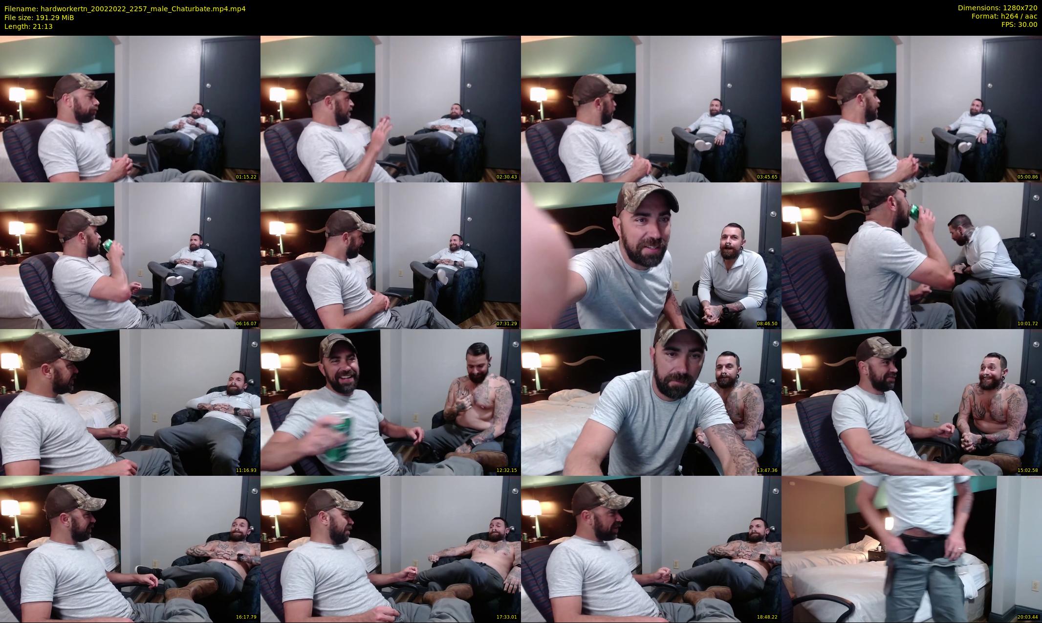 hardworkertn — 22 minute Chaturbate male cam show recording, 720p, Feb 20, 2022