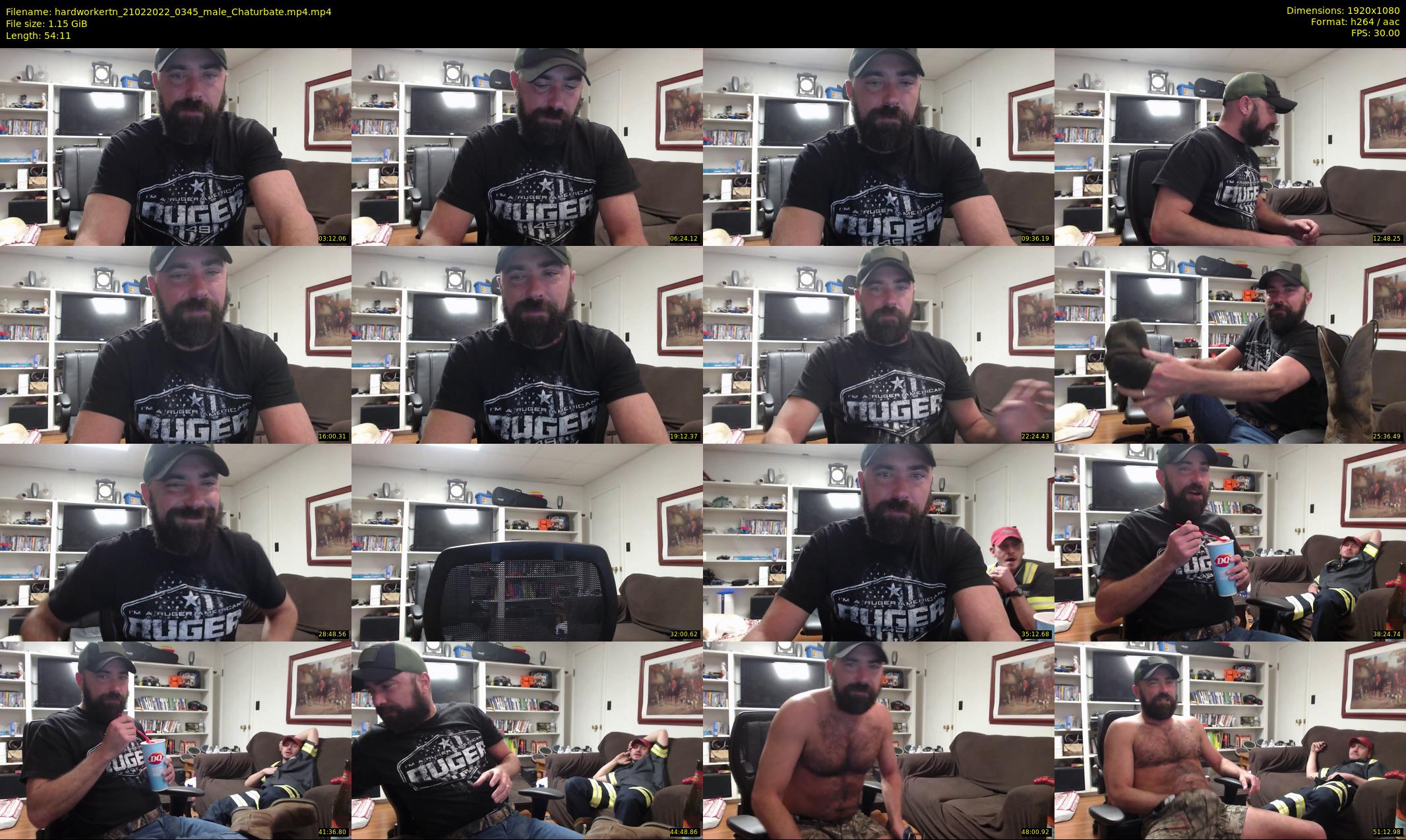 hardworkertn — 55 minute Chaturbate male cam show recording, 1080p, Feb 21, 2022