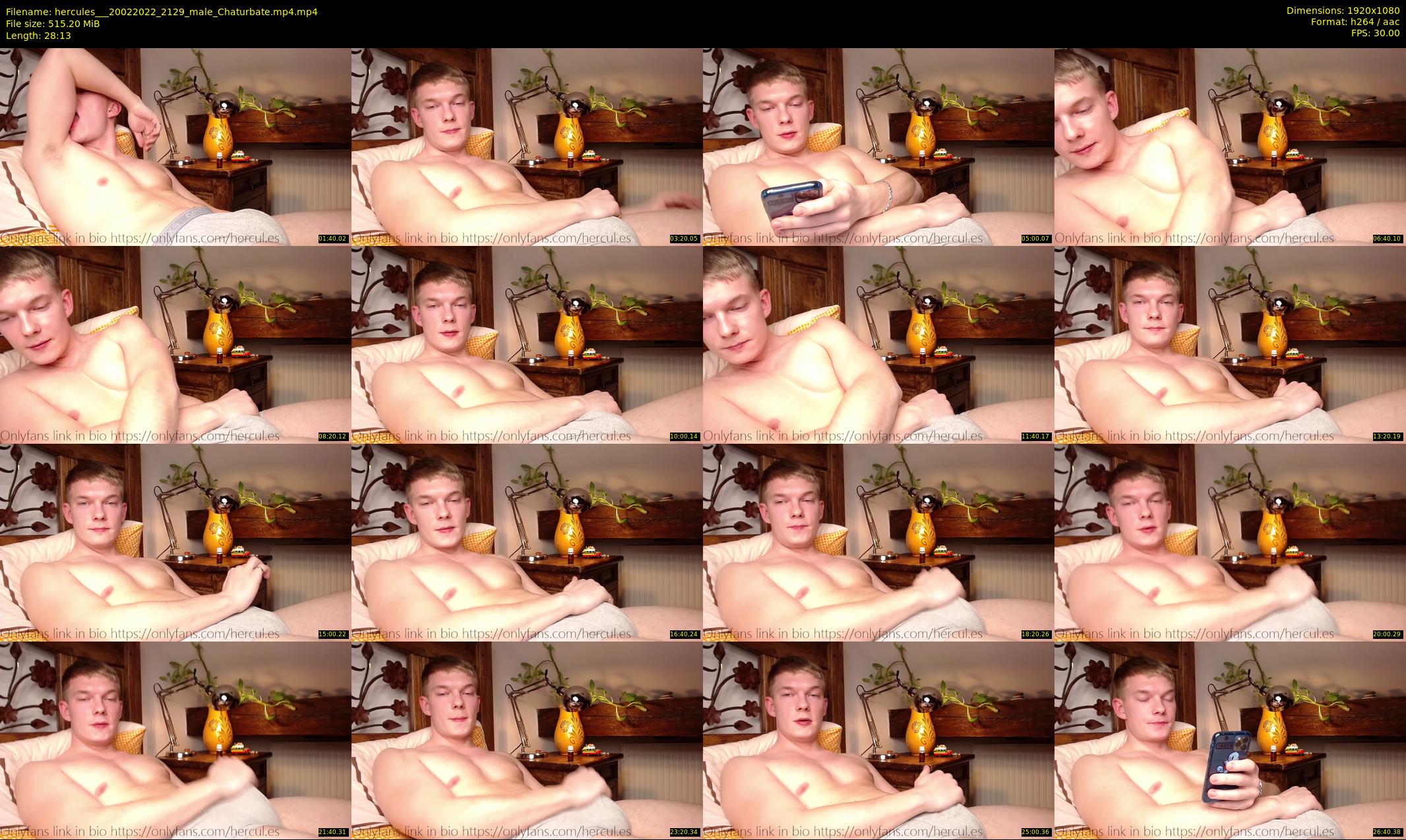 hercules__ — 29 minute Chaturbate male cam show recording, 1080p, Feb 20, 2022
