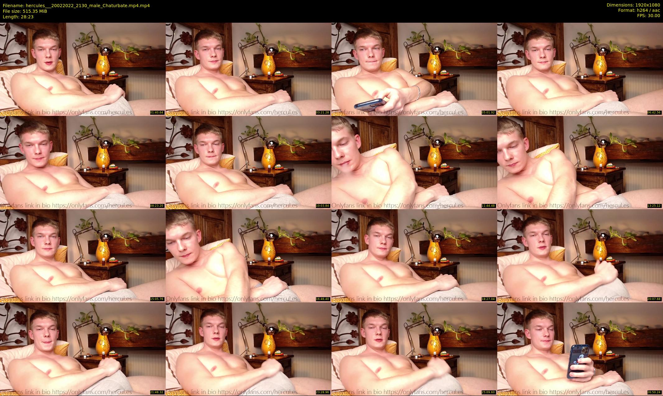 hercules__ — 29 minute Chaturbate male cam show recording, 1080p, Feb 20, 2022