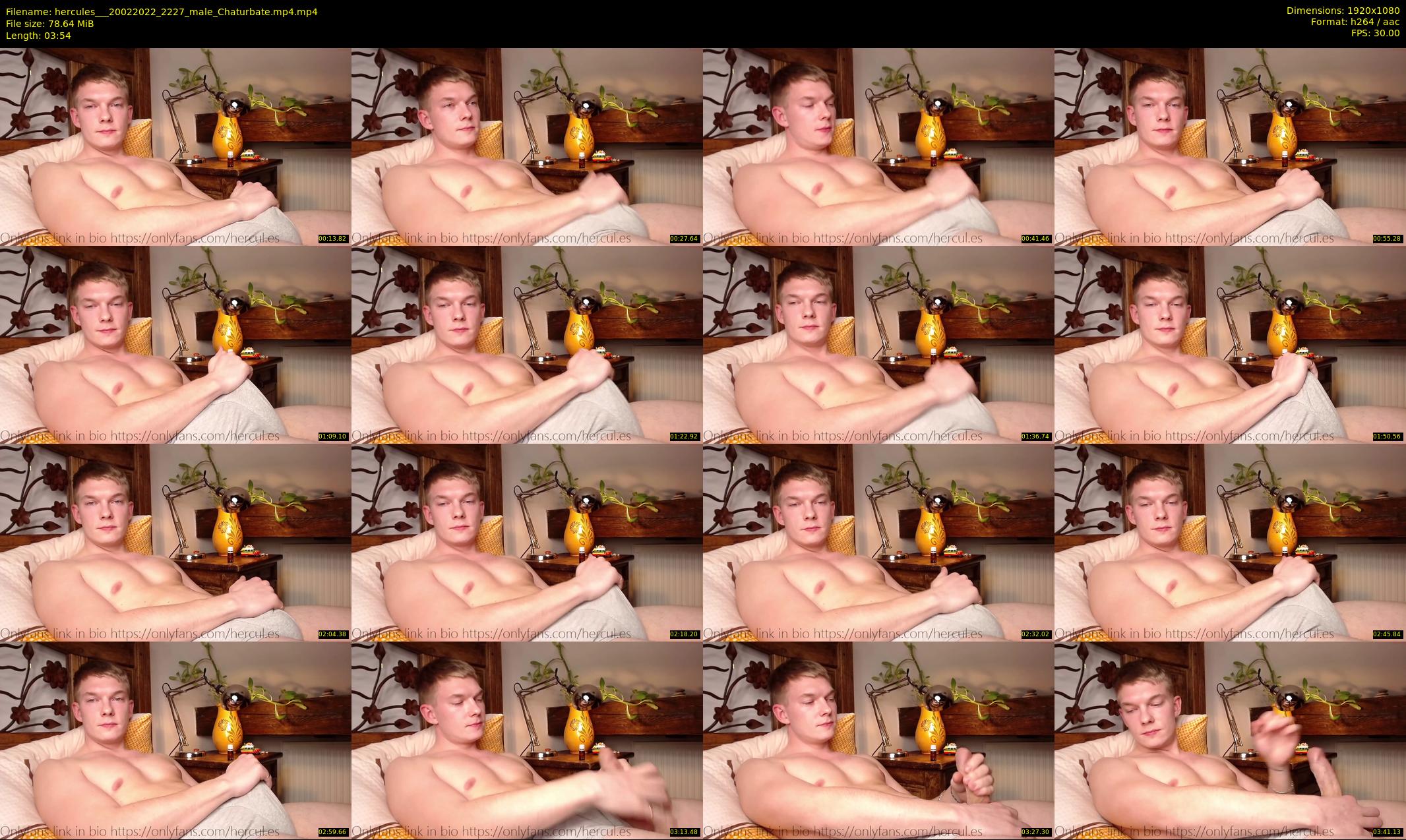 hercules__ — 4 minute Chaturbate male cam show recording, 1080p, Feb 20, 2022