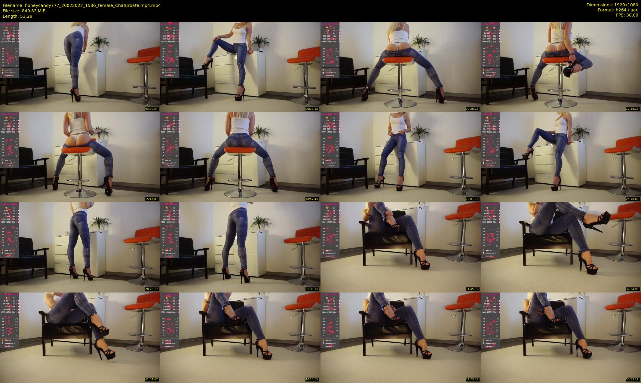 honeycandy777 — 54 minute Chaturbate couple cam show recording, 1080p, Feb 20, 2022