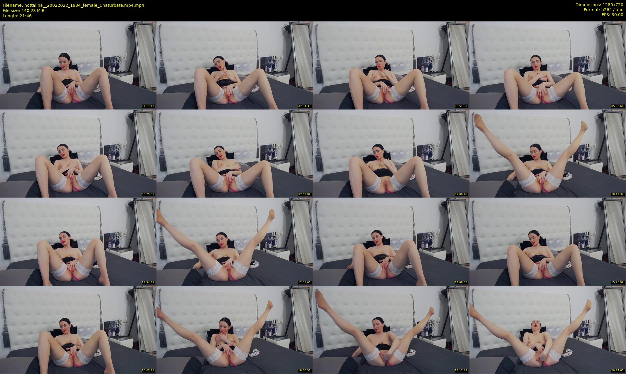 hottalina_ — 22 minute Chaturbate female cam show recording, 720p, Feb 20, 2022