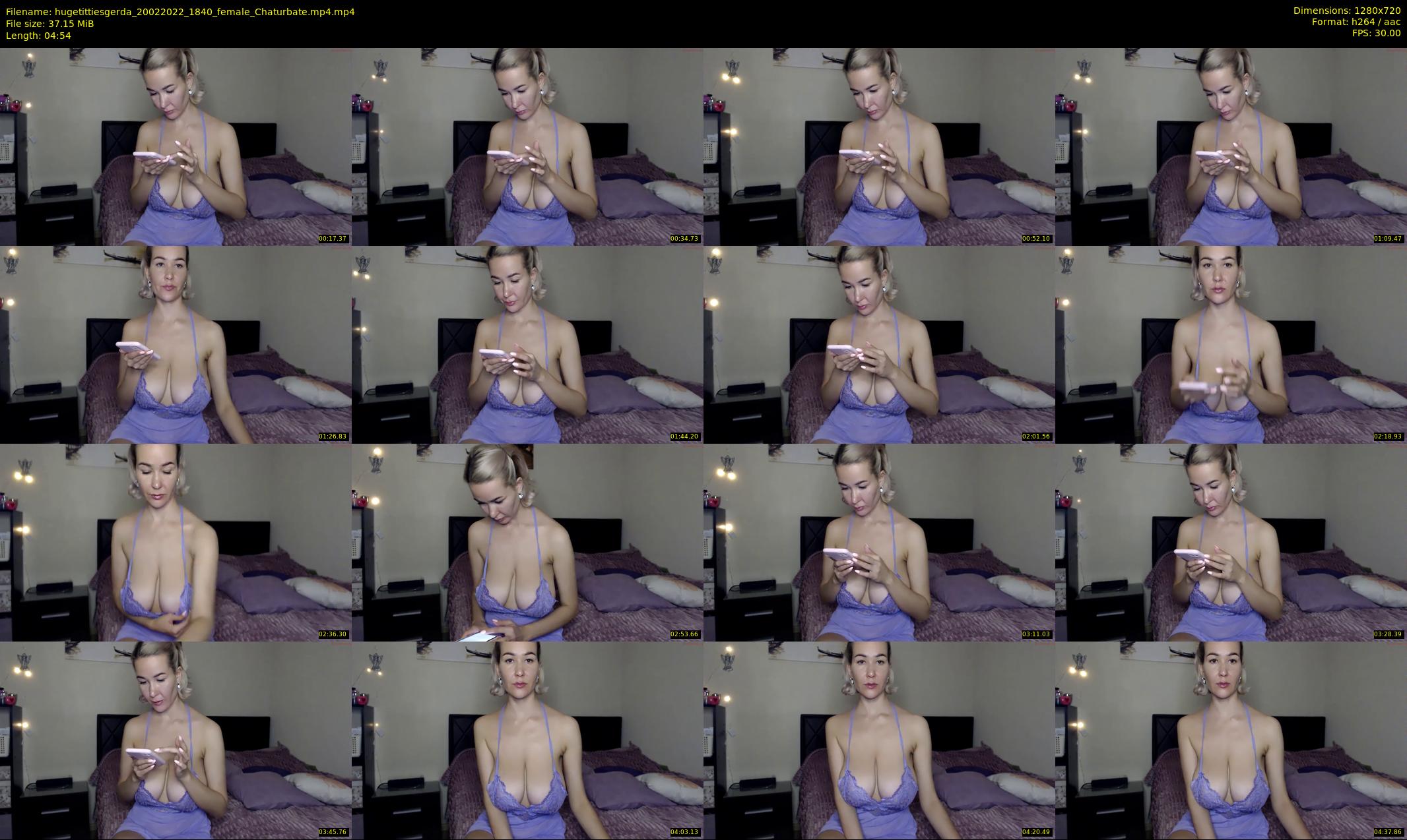 hugetittiesgerda — 5 minute Chaturbate female cam show recording, 720p, Feb 20, 2022