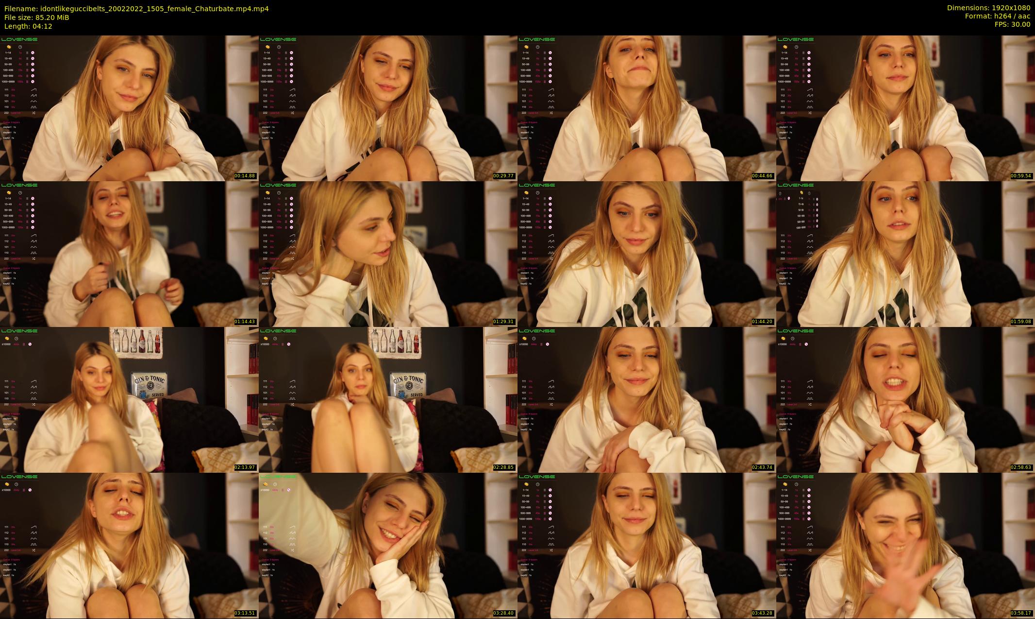 idontlikeguccibelts — 5 minute Chaturbate female cam show recording, 1080p, Feb 20, 2022