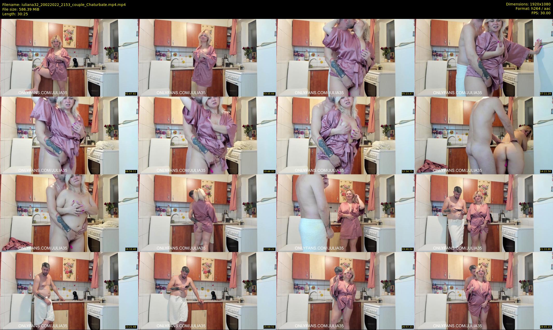 iuliana32 — 31 minute Chaturbate couple cam show recording, 1080p, Feb 20, 2022