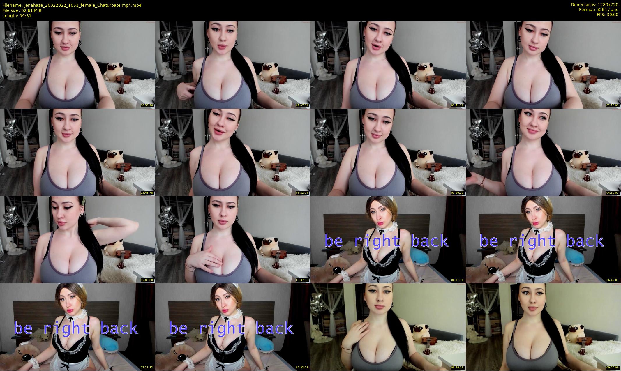 jenahaze — 10 minute Chaturbate female cam show recording, 720p, Feb 20, 2022