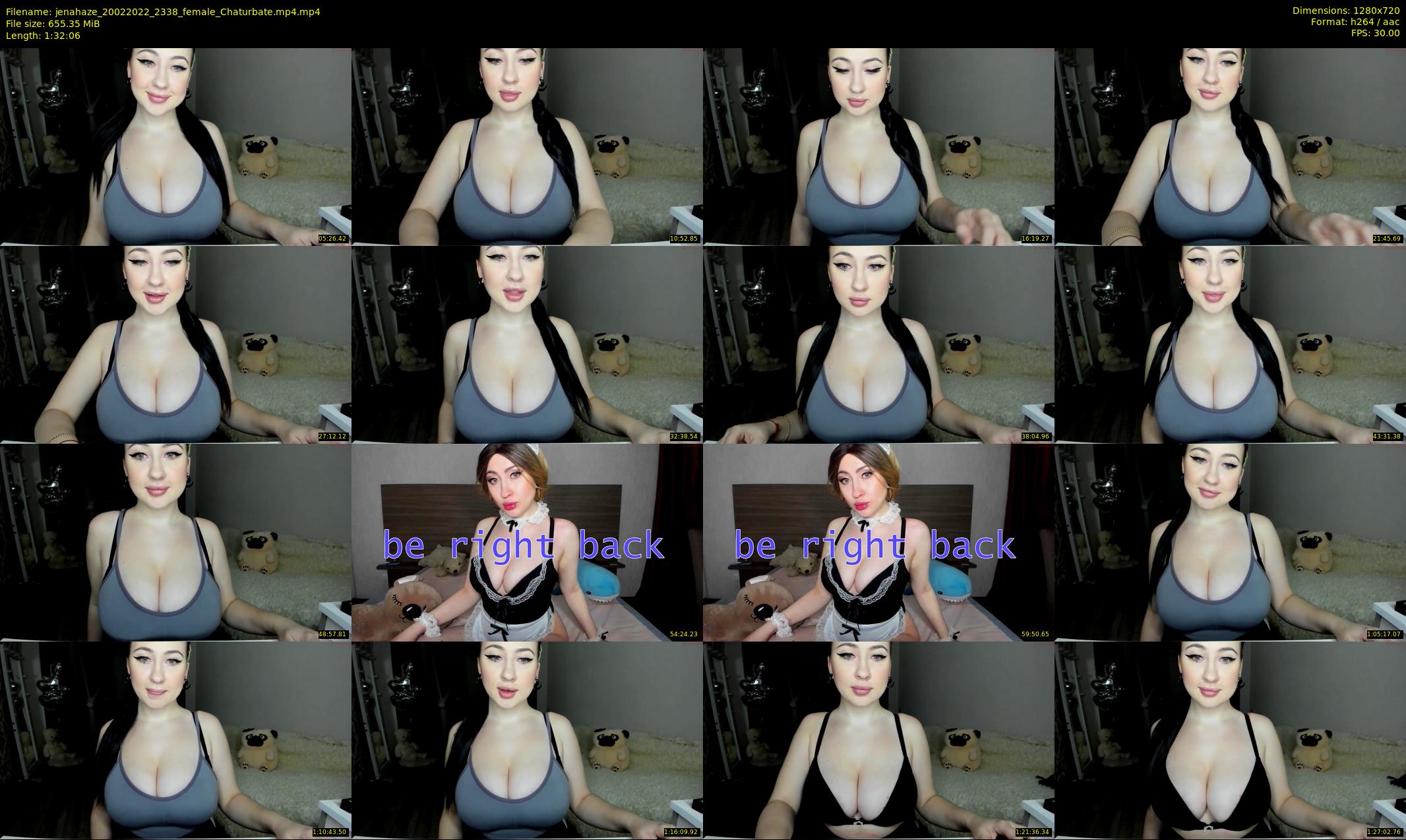 jenahaze — 93 minute Chaturbate female cam show recording, 720p, Feb 20, 2022