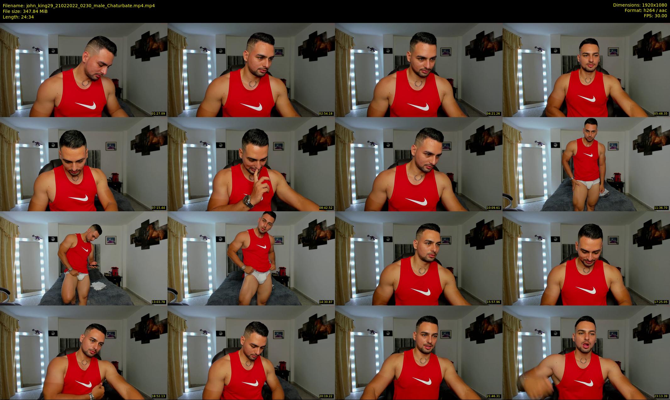 john_king29 — 25 minute Chaturbate male cam show recording, 1080p, Feb 21, 2022