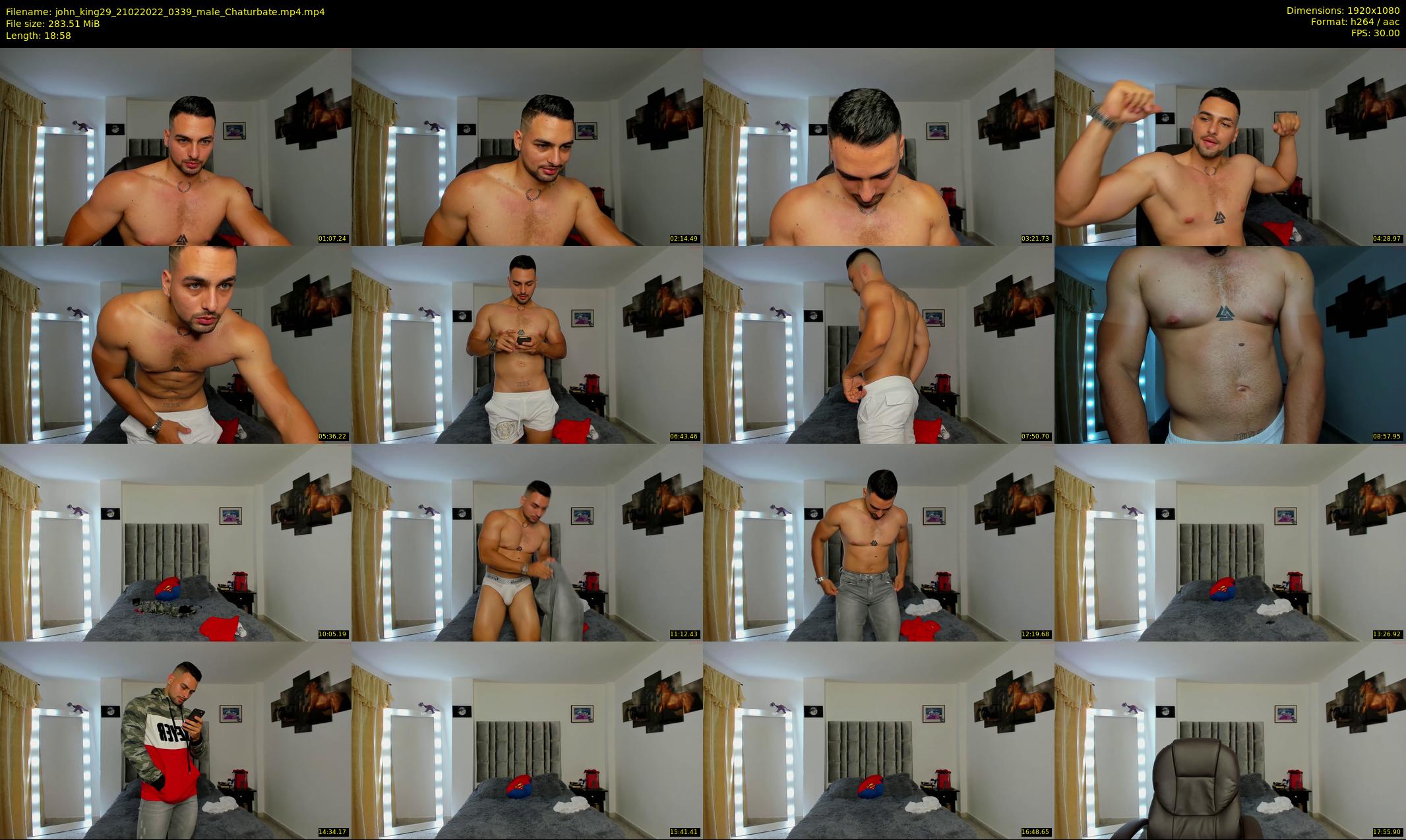 john_king29 — 19 minute Chaturbate male cam show recording, 1080p, Feb 21, 2022