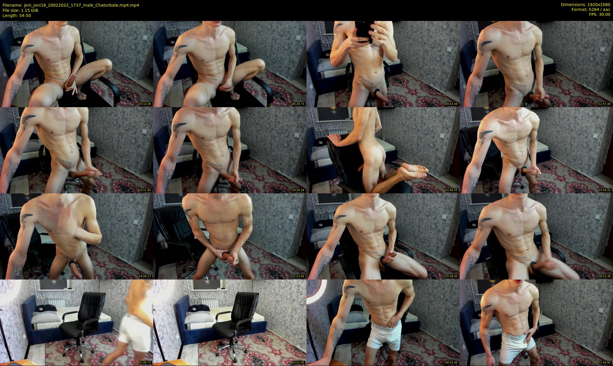 joni_joni18 — 55 minute Chaturbate male cam show recording, 1080p, Feb 20, 2022