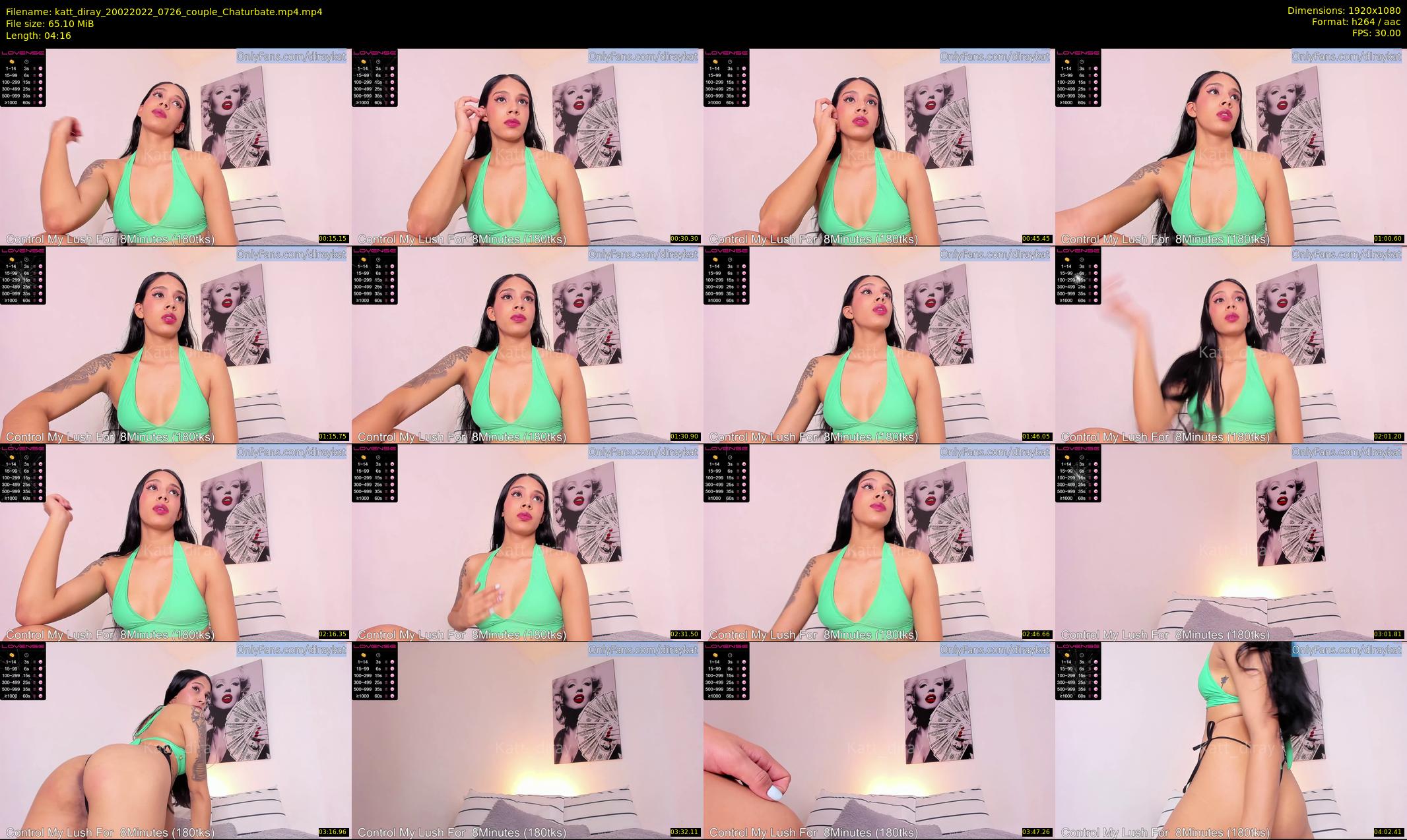 katt_diray — 5 minute Chaturbate couple cam show recording, 1080p, Feb 20, 2022