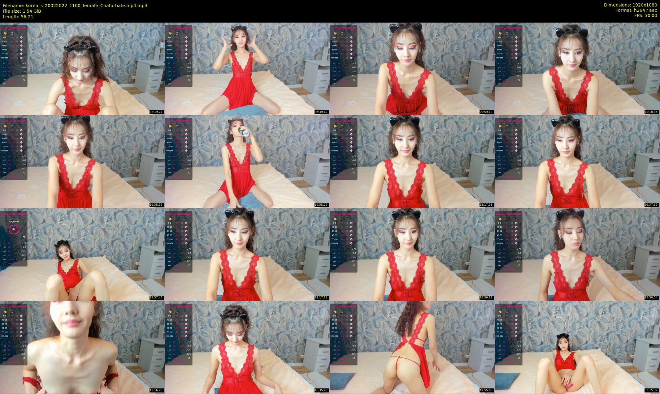 korea_s — 57 minute Chaturbate female cam show recording, 1080p, Feb 20, 2022