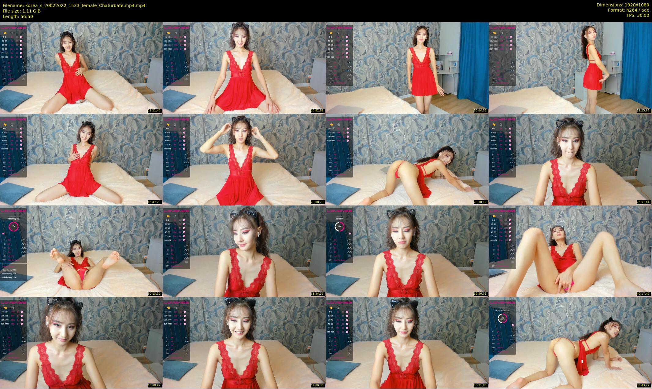 korea_s — 57 minute Chaturbate female cam show recording, 1080p, Feb 20, 2022