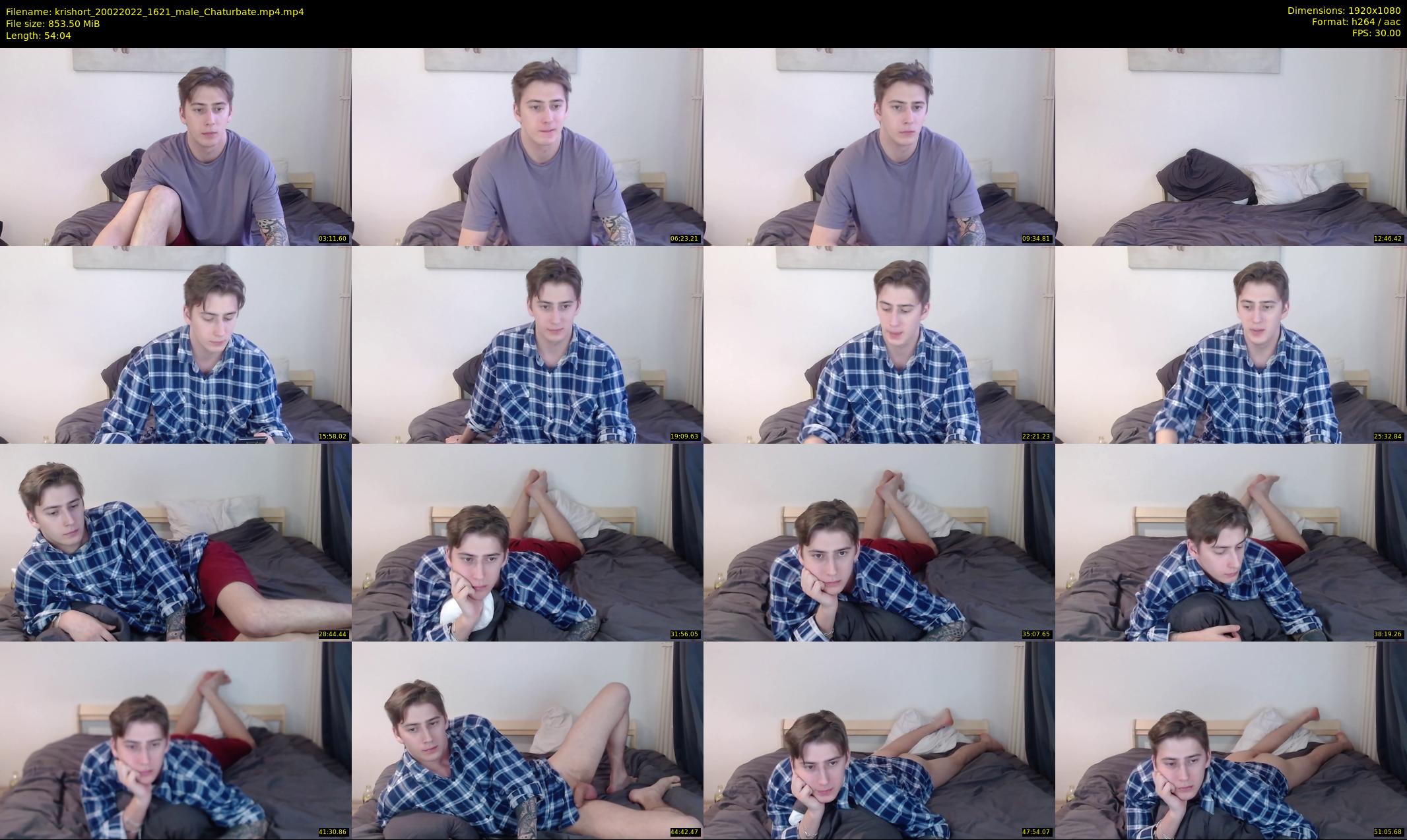 krishort — 55 minute Chaturbate male cam show recording, 1080p, Feb 20, 2022