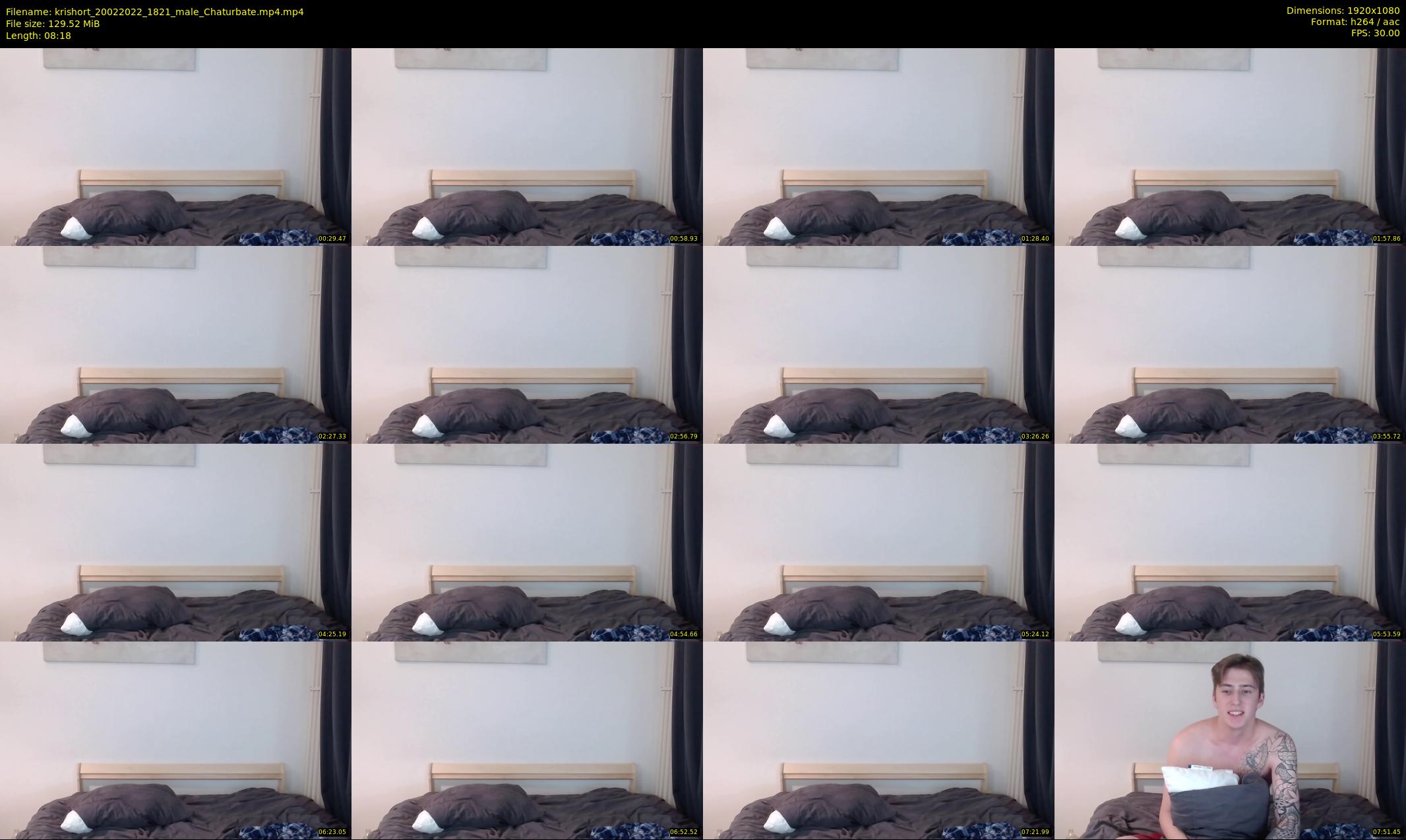 krishort — 9 minute Chaturbate male cam show recording, 1080p, Feb 20, 2022