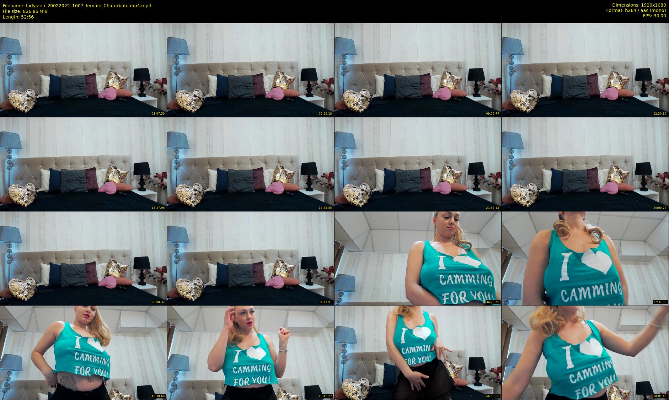 ladyjeen — 53 minute Chaturbate female cam show recording, 1080p, Feb 20, 2022