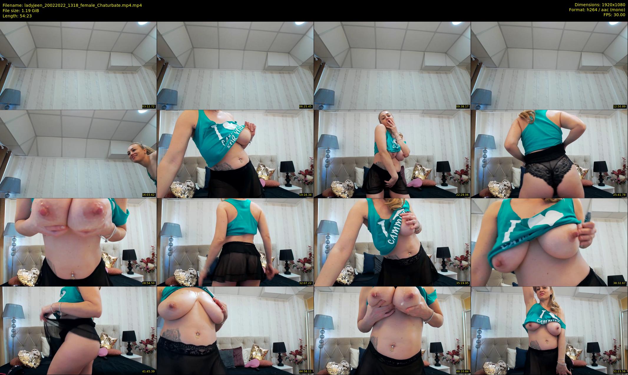 ladyjeen — 55 minute Chaturbate female cam show recording, 1080p, Feb 20, 2022