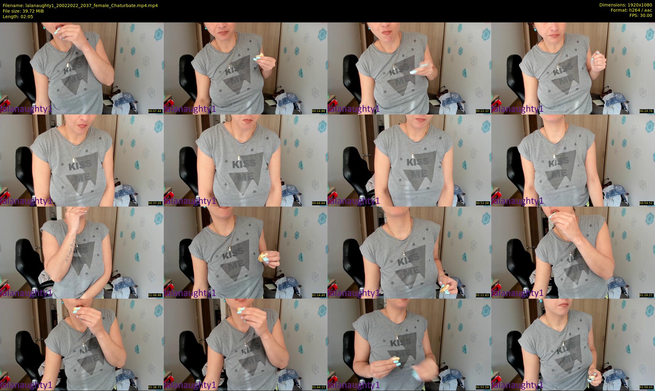 lalanaughty1 — 3 minute Chaturbate female cam show recording, 1080p, Feb 20, 2022