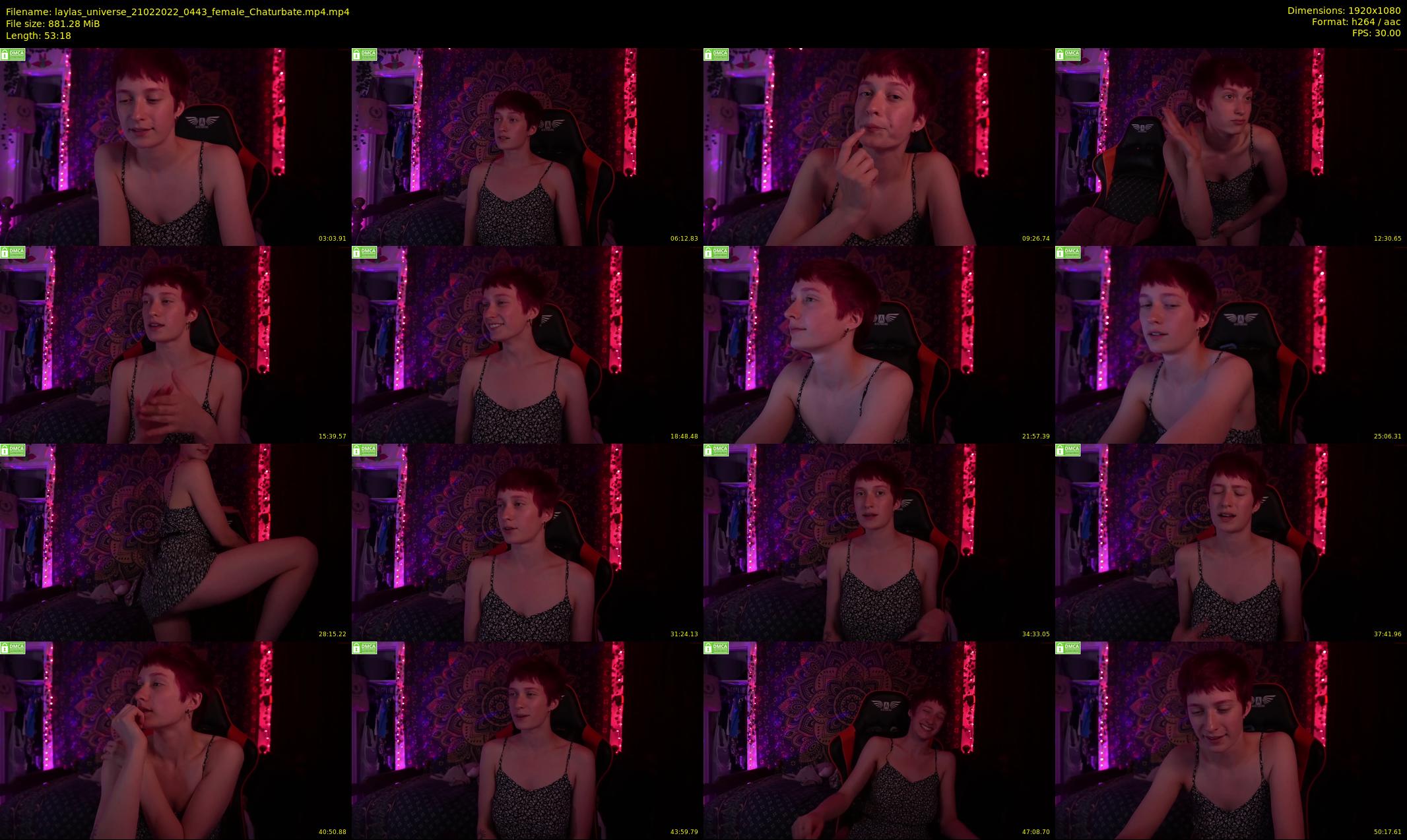 laylas_universe — 54 minute Chaturbate female cam show recording, 1080p, Feb 21, 2022