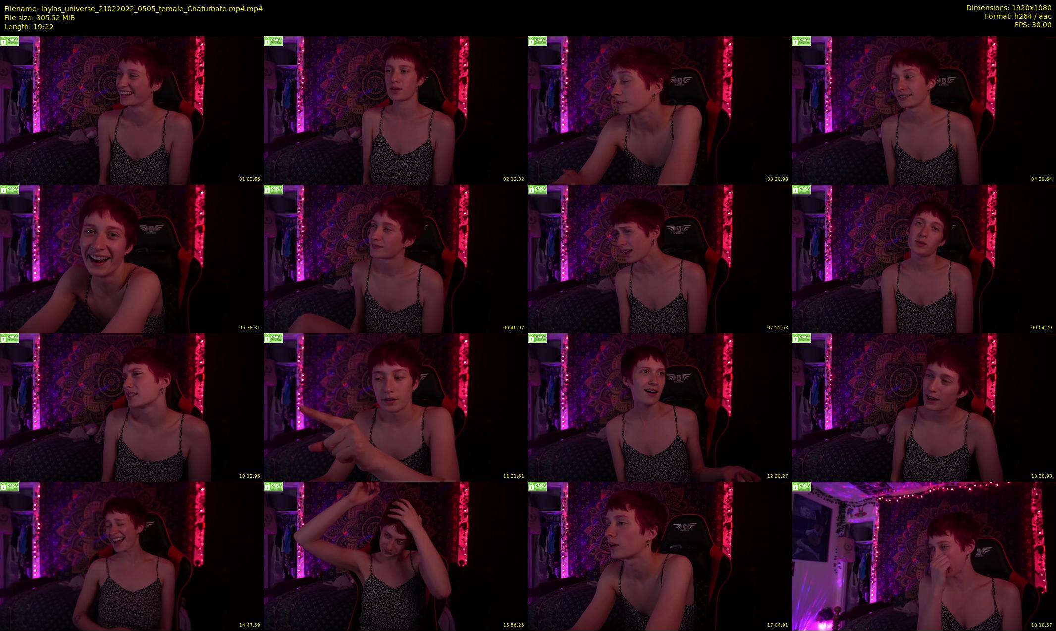 laylas_universe — 20 minute Chaturbate female cam show recording, 1080p, Feb 21, 2022