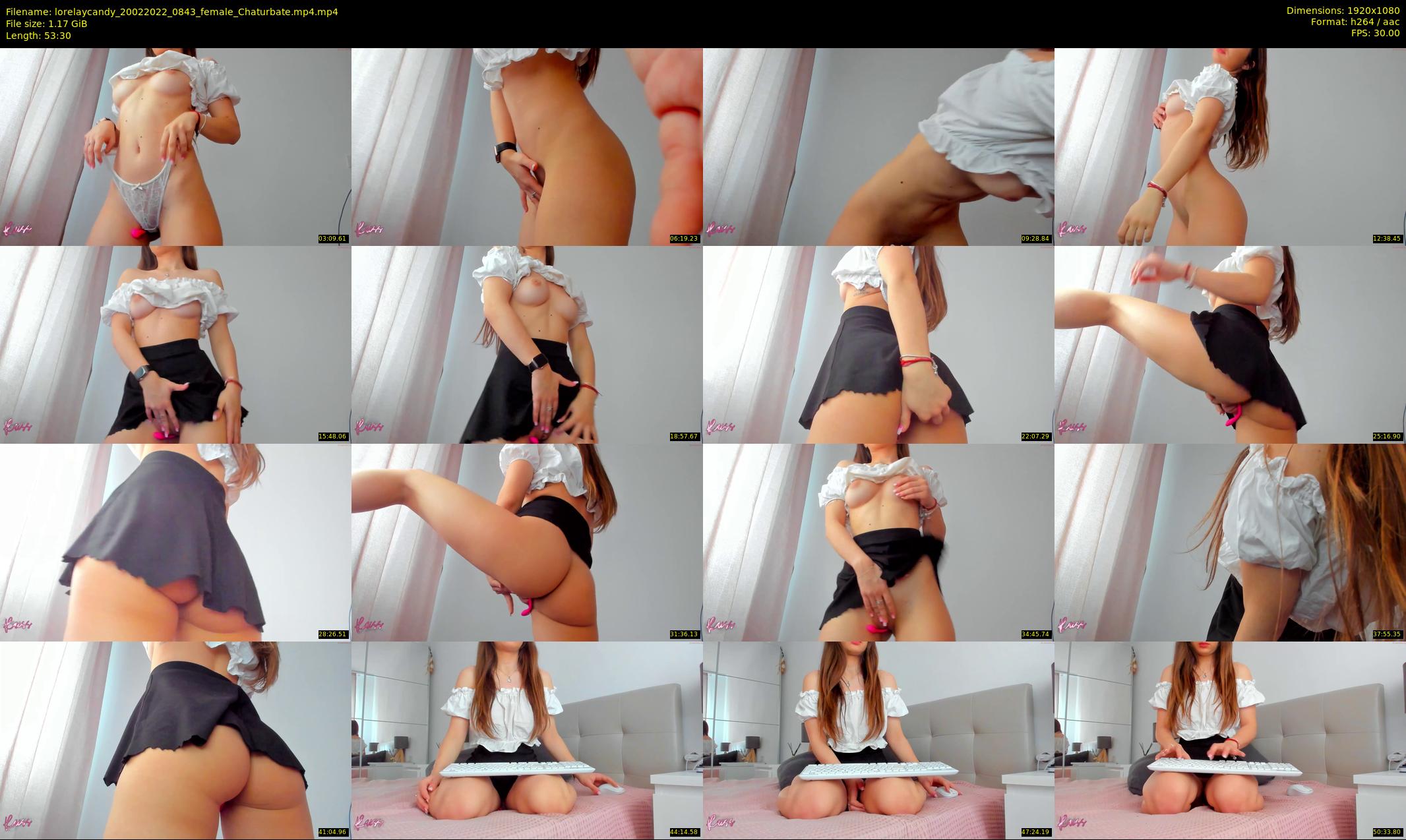 lorelaycandy — 54 minute Chaturbate female cam show recording, 1080p, Feb 20, 2022