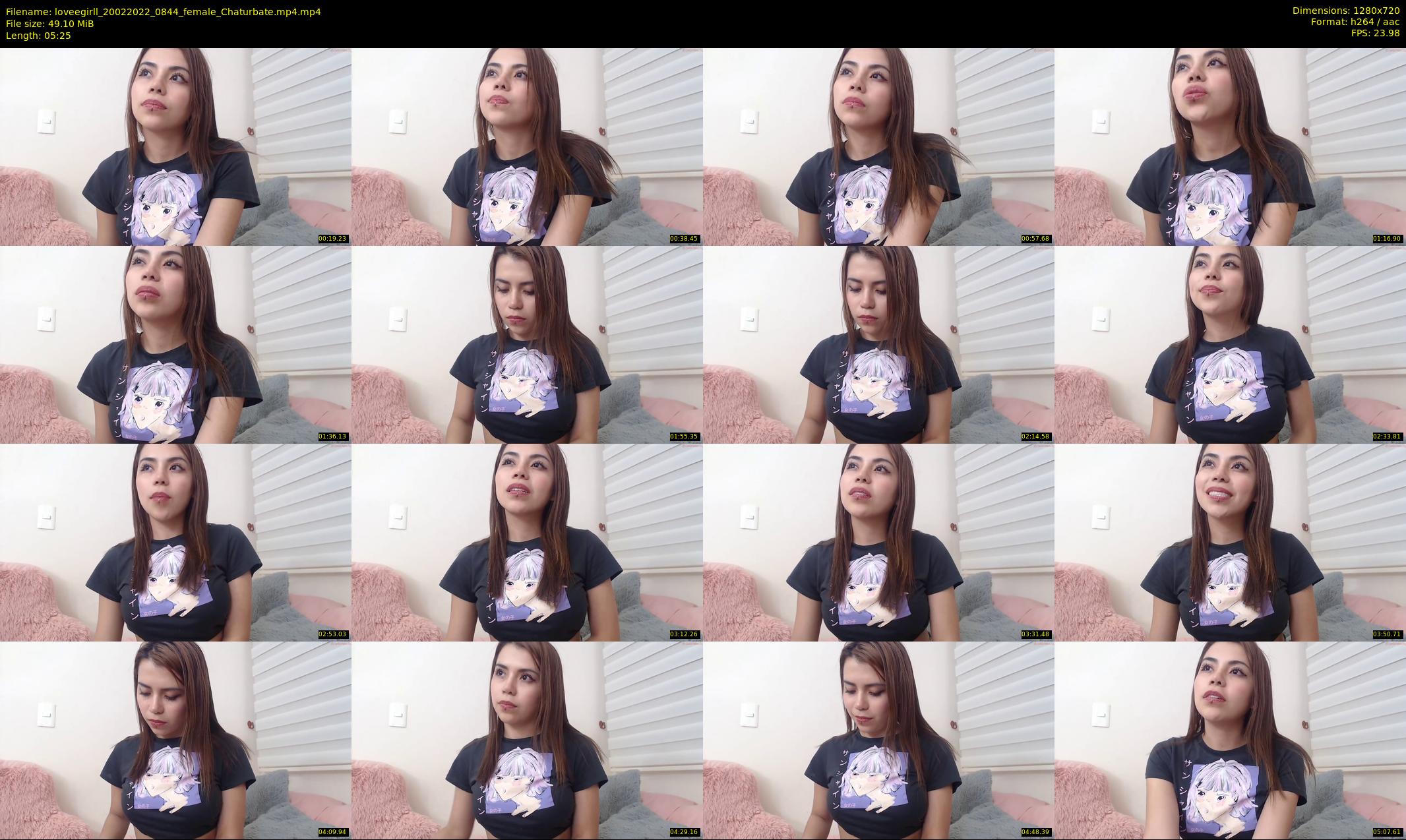 loveegirll — 6 minute Chaturbate female cam show recording, 720p, Feb 20, 2022