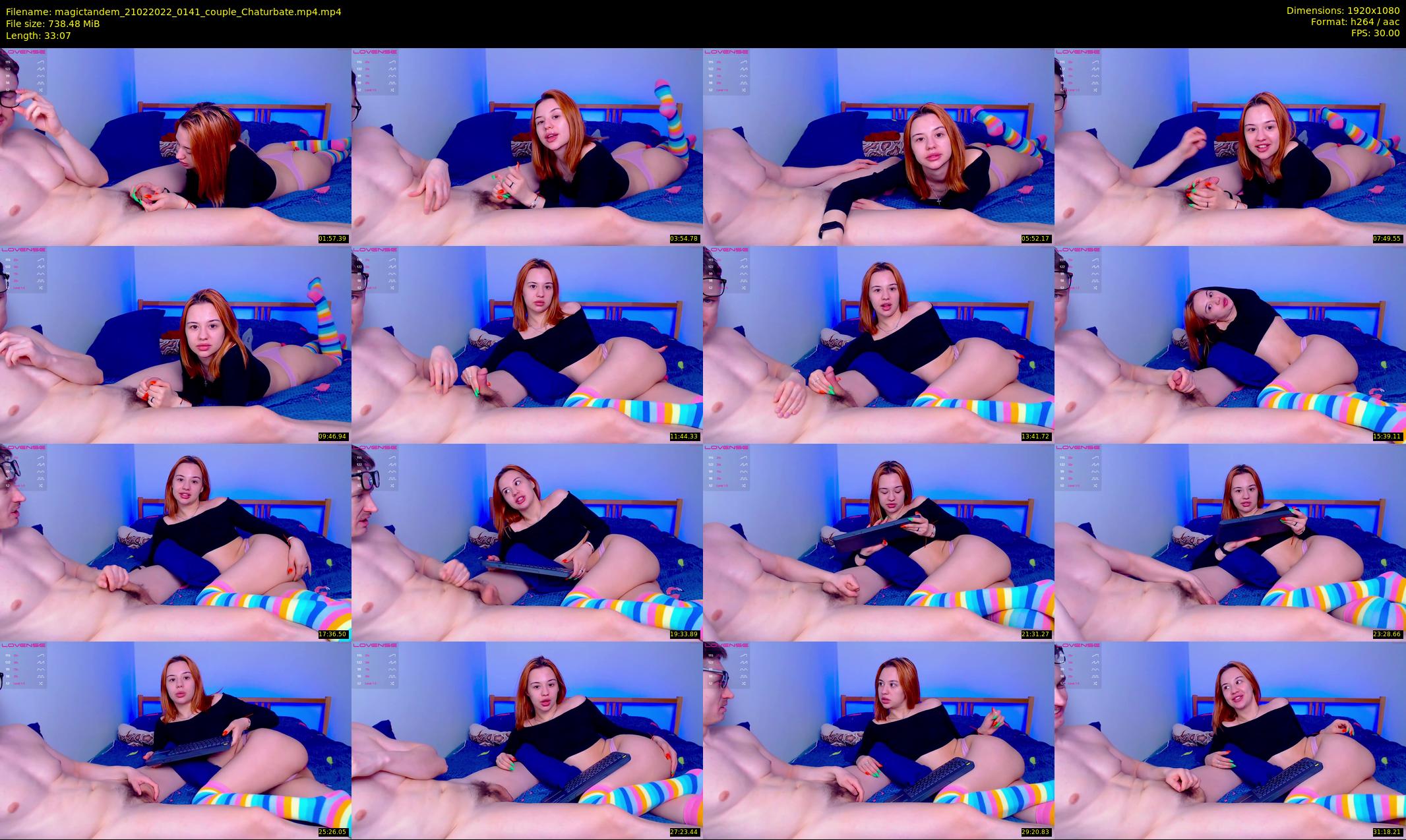 magictandem — 34 minute Chaturbate couple cam show recording, 1080p, Feb 21, 2022