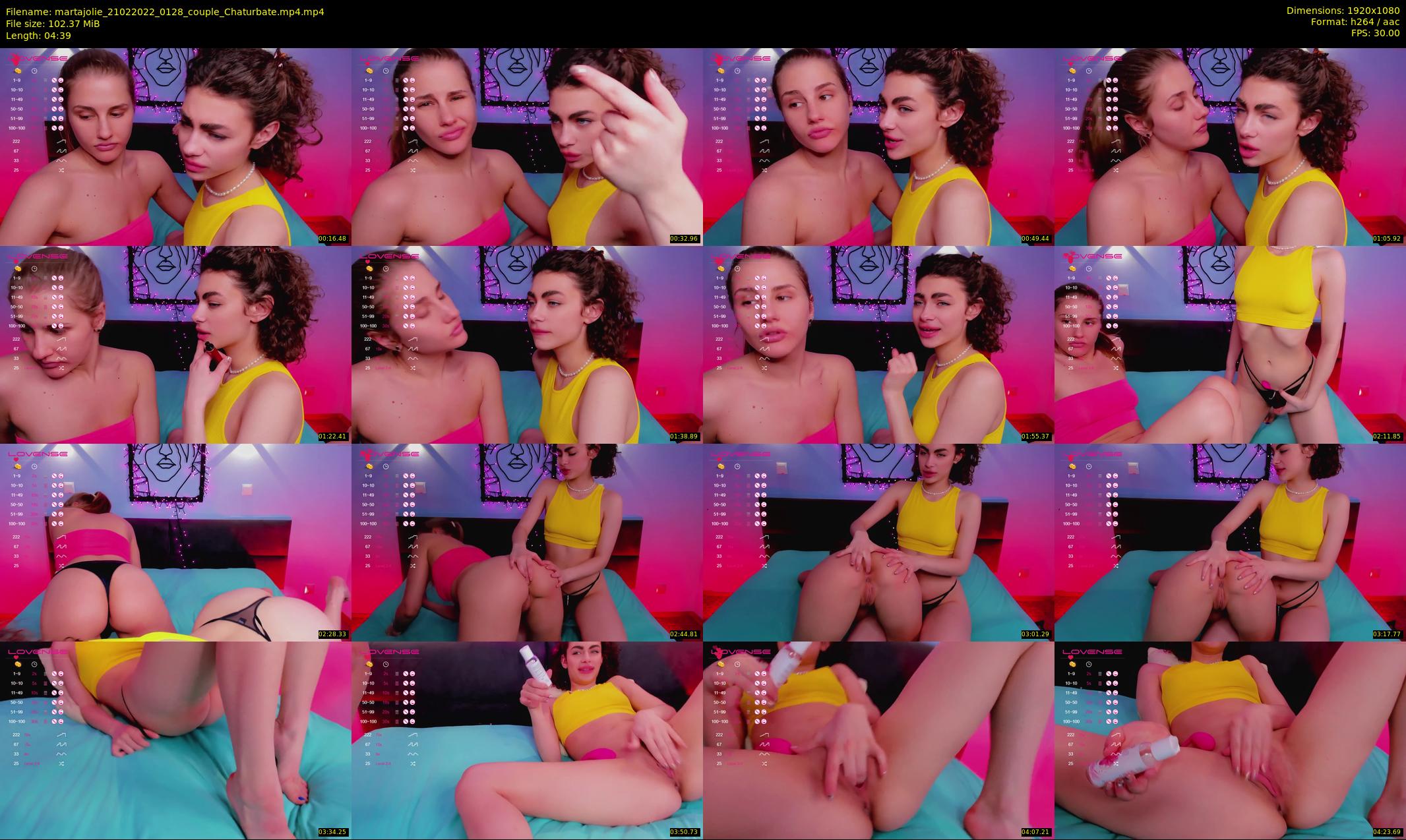 martajolie — 5 minute Chaturbate female cam show recording, 1080p, Feb 21, 2022